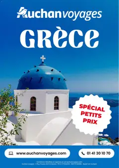 Auchan voyages : vacances en Grèce - Voorbeeld van een folder van Auchan, geldig van 13.04.2026