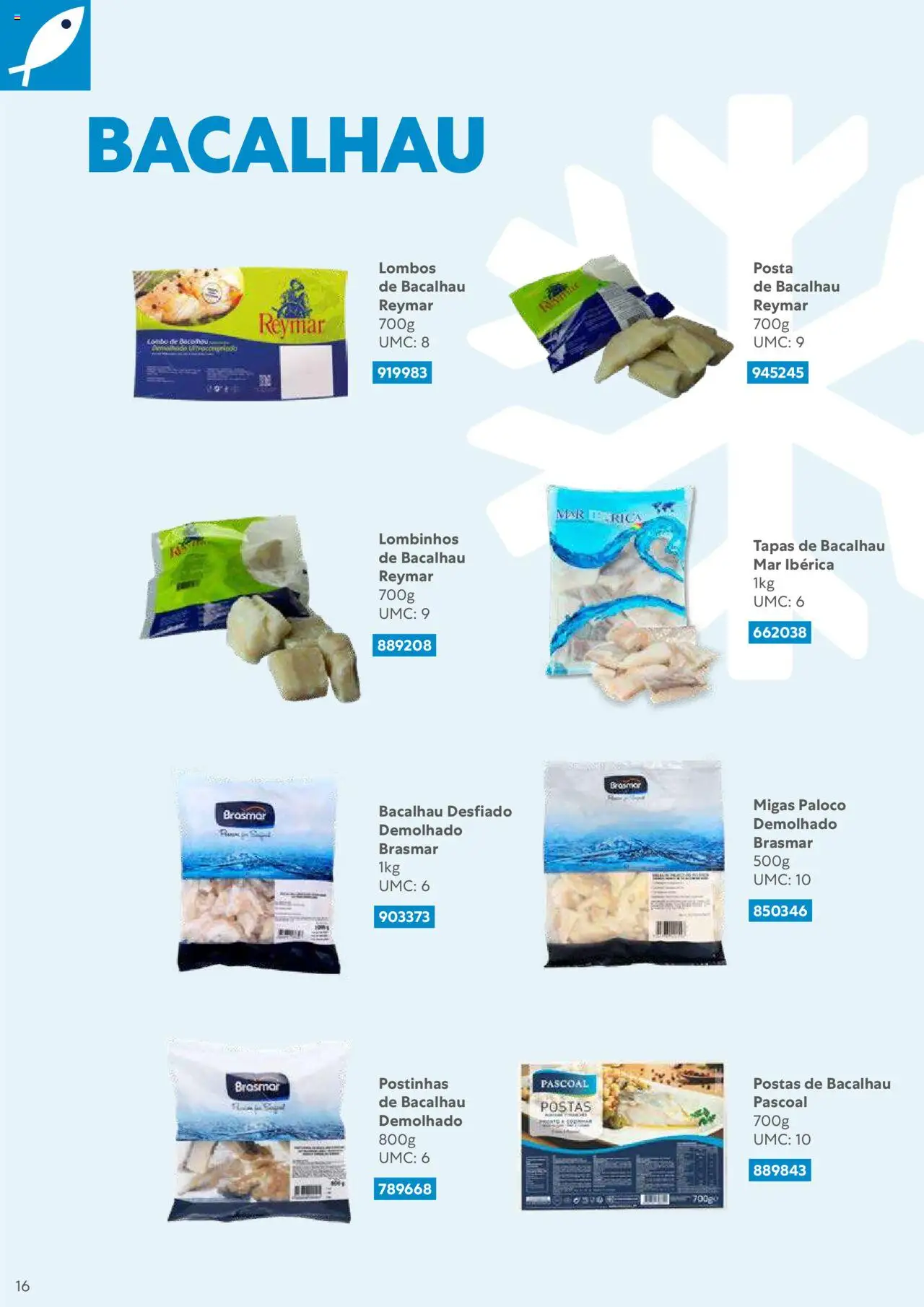 Recheio Congelados │ válido de 01/02/2024 | Página: 16 | Produtos: Bacalhau