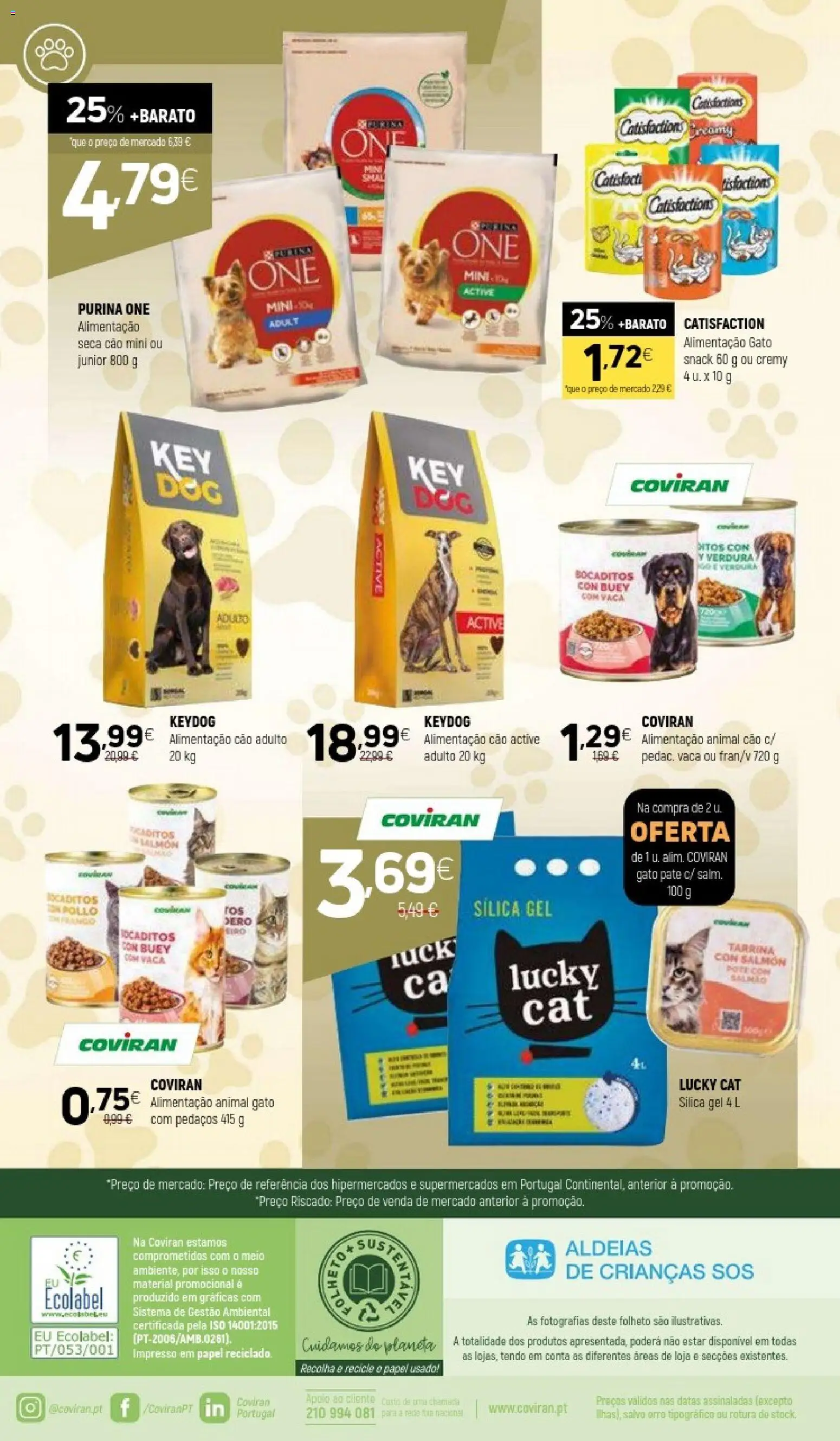 Coviran folheto │ válido de 05.05.2026 | Página: 20 | Produtos: Purina one, Salmão