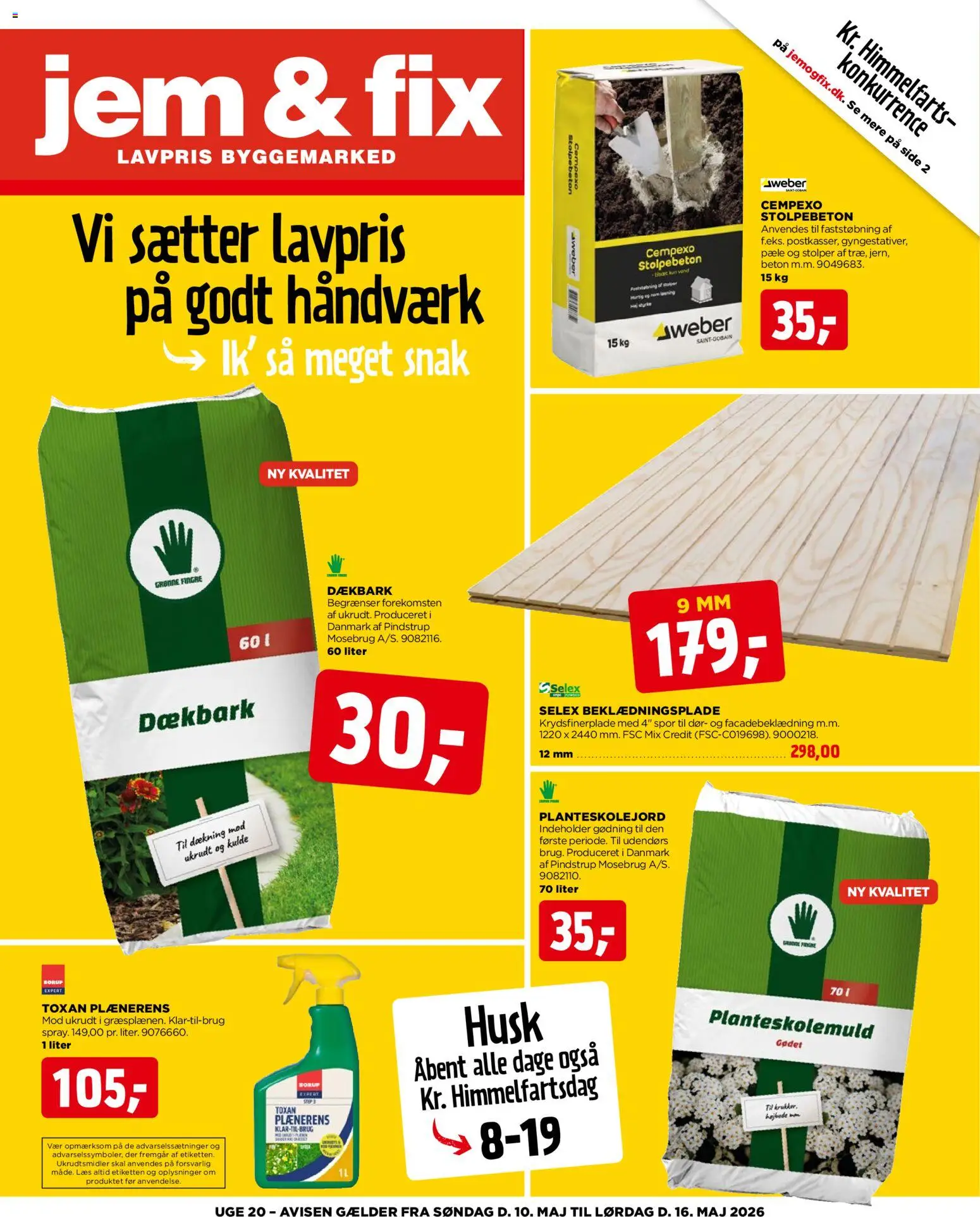 Jem & fix tilbudsavis – gyldig fra 10.05.2026 | Side: 1