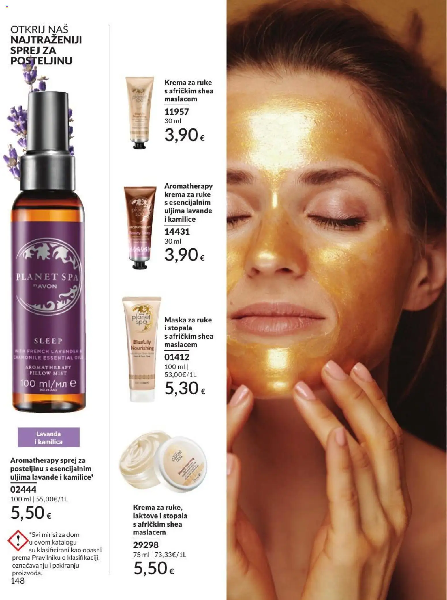 Avon katalog | vrijedi od 30.06.2026 | Stranica: 148 | Proizvodi: Maska, Krema za ruke, Krema