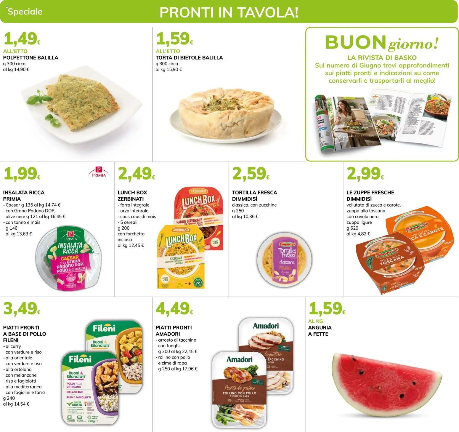 Volantino Basko del 23/06/2026 | Pagina: 3 | Prodotti: Riso, Verdure, Funghi, Farro
