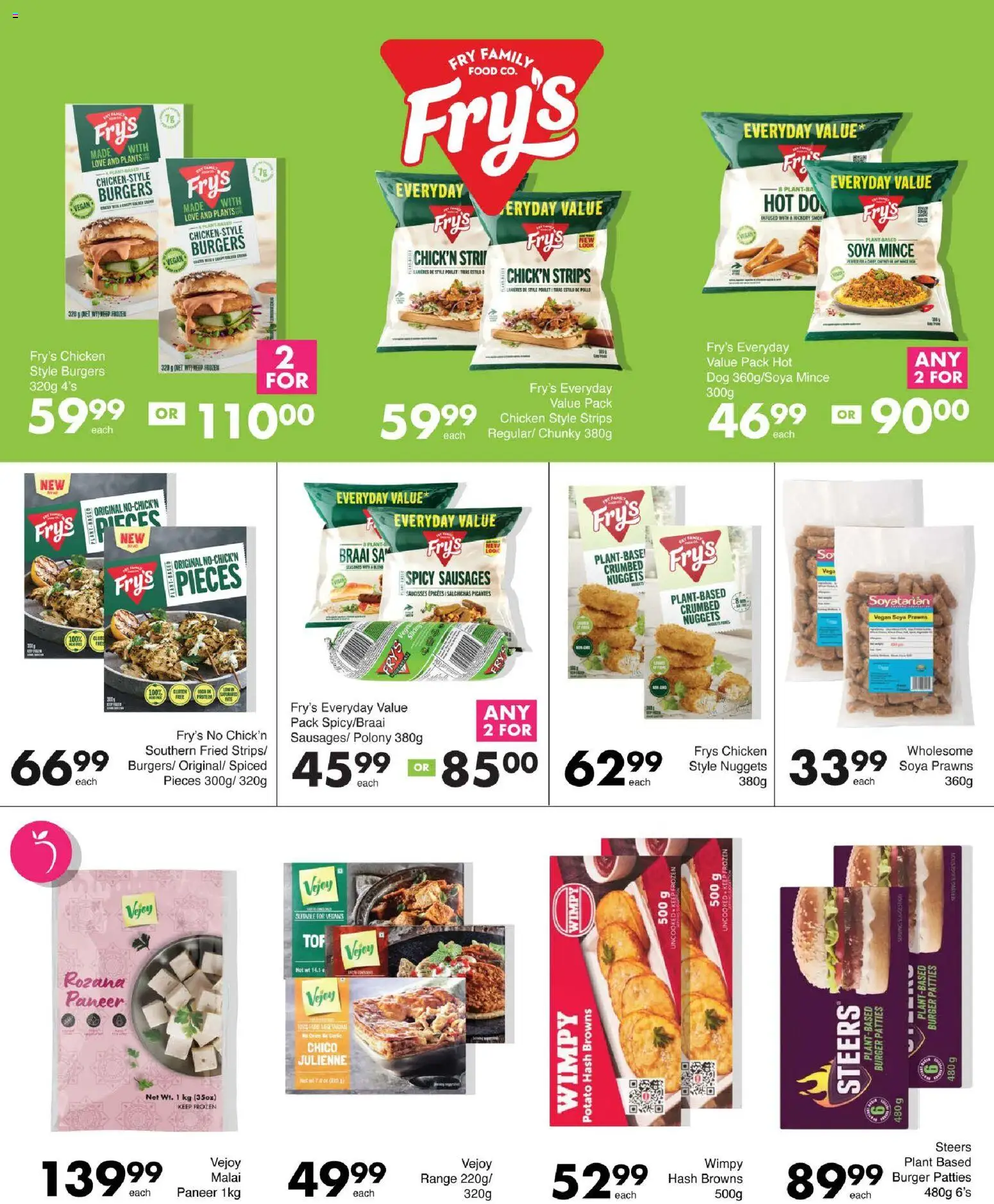 New Save catalogue – valid from 11.06.2026 | Page: 12 | Products: Polony, Burgers, Soya mince, Fry's