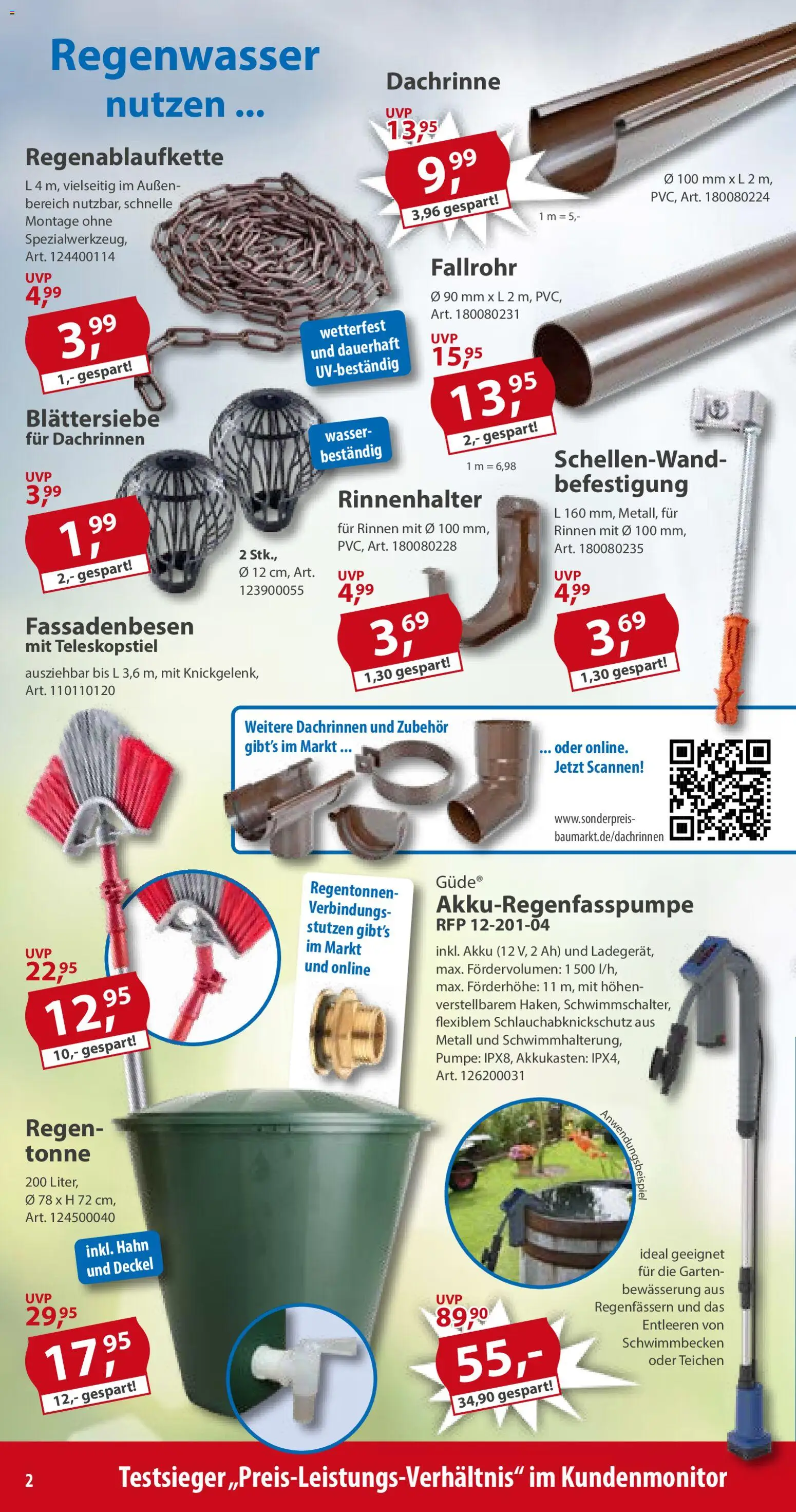 Sonderpreis Baumarkt Prospekt 	 – gültig ab 16.05.2026 | Seite: 2 | Produkte: Wasser
