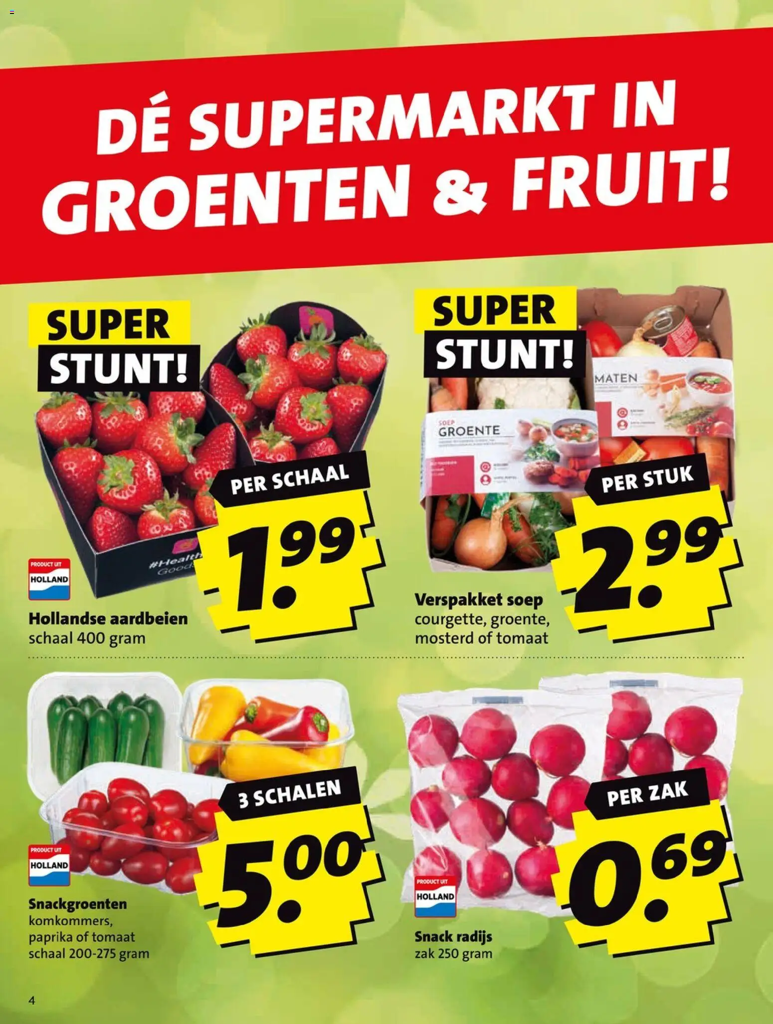 {H1} | Pagina: 4 | Producten: Aardbeien, Zak, Kész piskótalap, Fruit