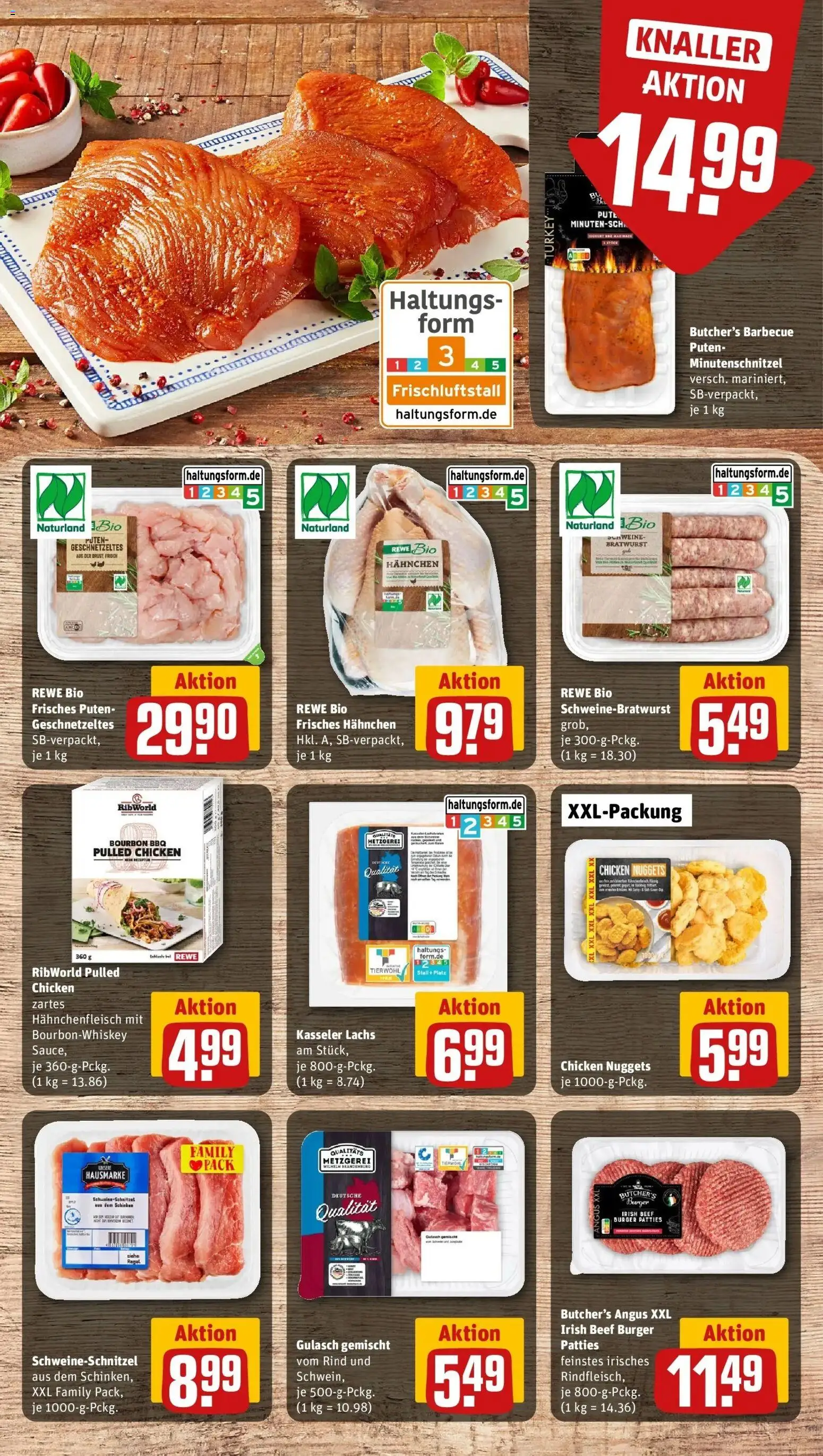 REWE Prospekt ab 14.09.2026 zum Blättern » Angebote | Seite: 7 | Produkte: Pute, Burger, Schnitzel, Schinken