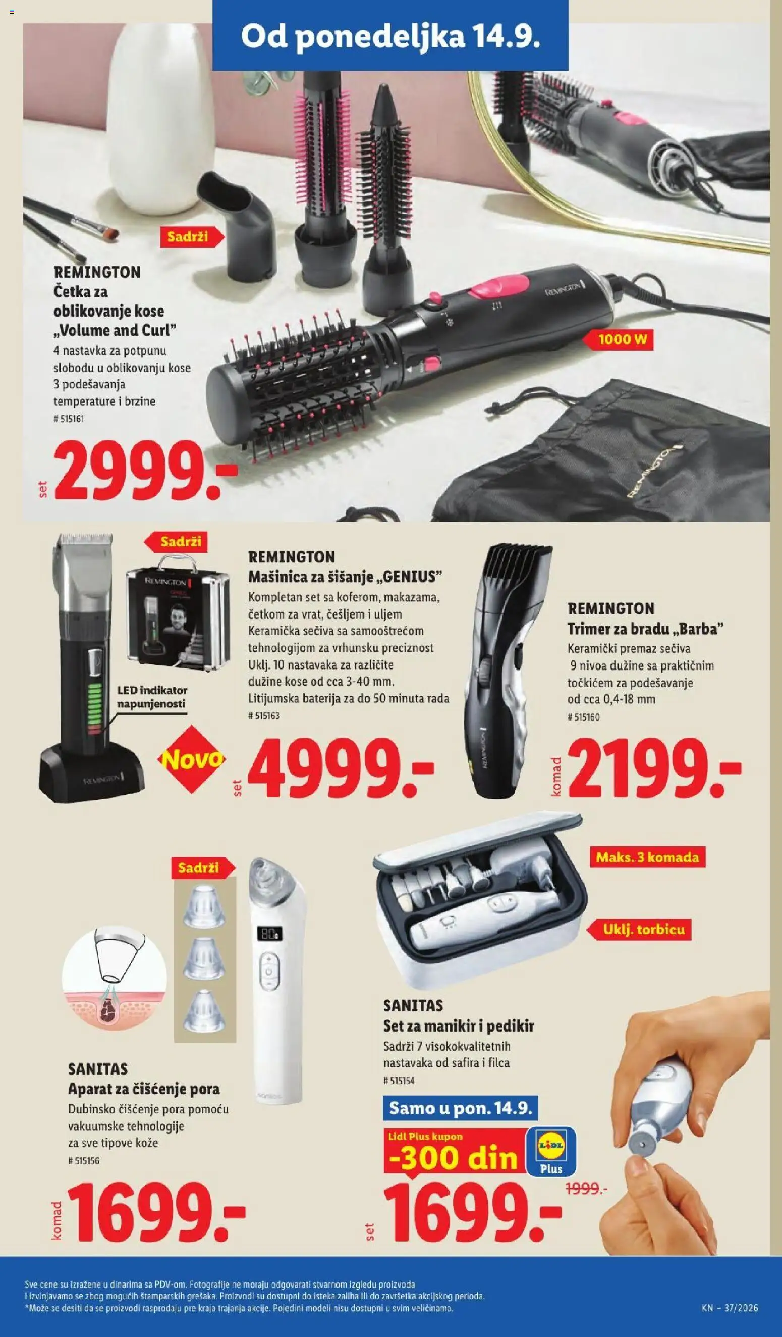 Lidl katalog - važi od 10.09.2026 | Strana: 87 | Proizvode: Led, Set za manikir i pedikir, Baterija, Četka