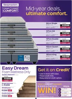 Sleepmasters specials catalogue – valid from 16/07/2026 | Page: 3 | Products: Bed, Mattress, Foam
