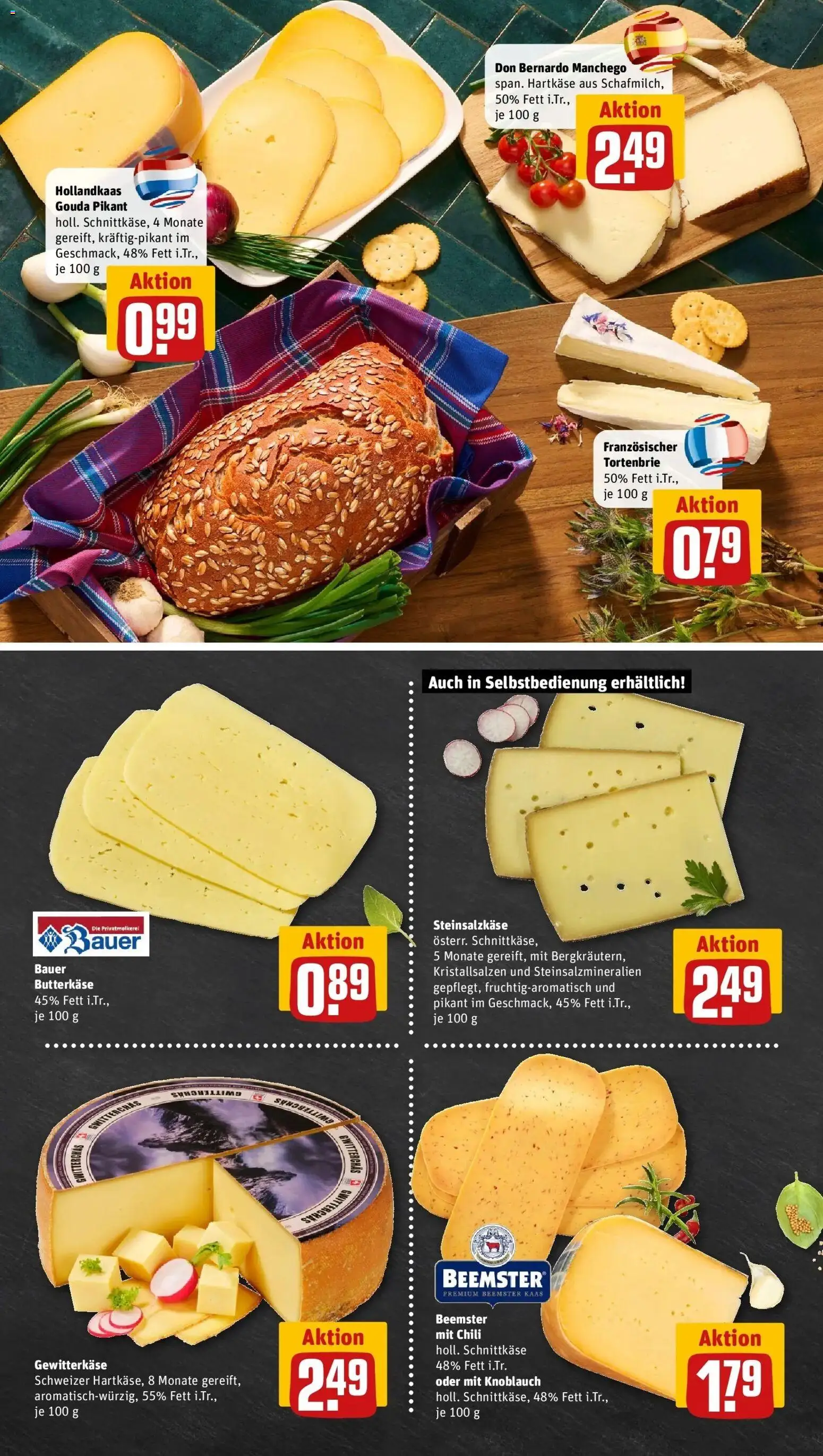 Rewe Prospekt Lippstadt / Bad Waldliesborn – gültig ab 08.06.2026 | Seite: 9 | Produkte: Gouda, Knoblauch, Chili