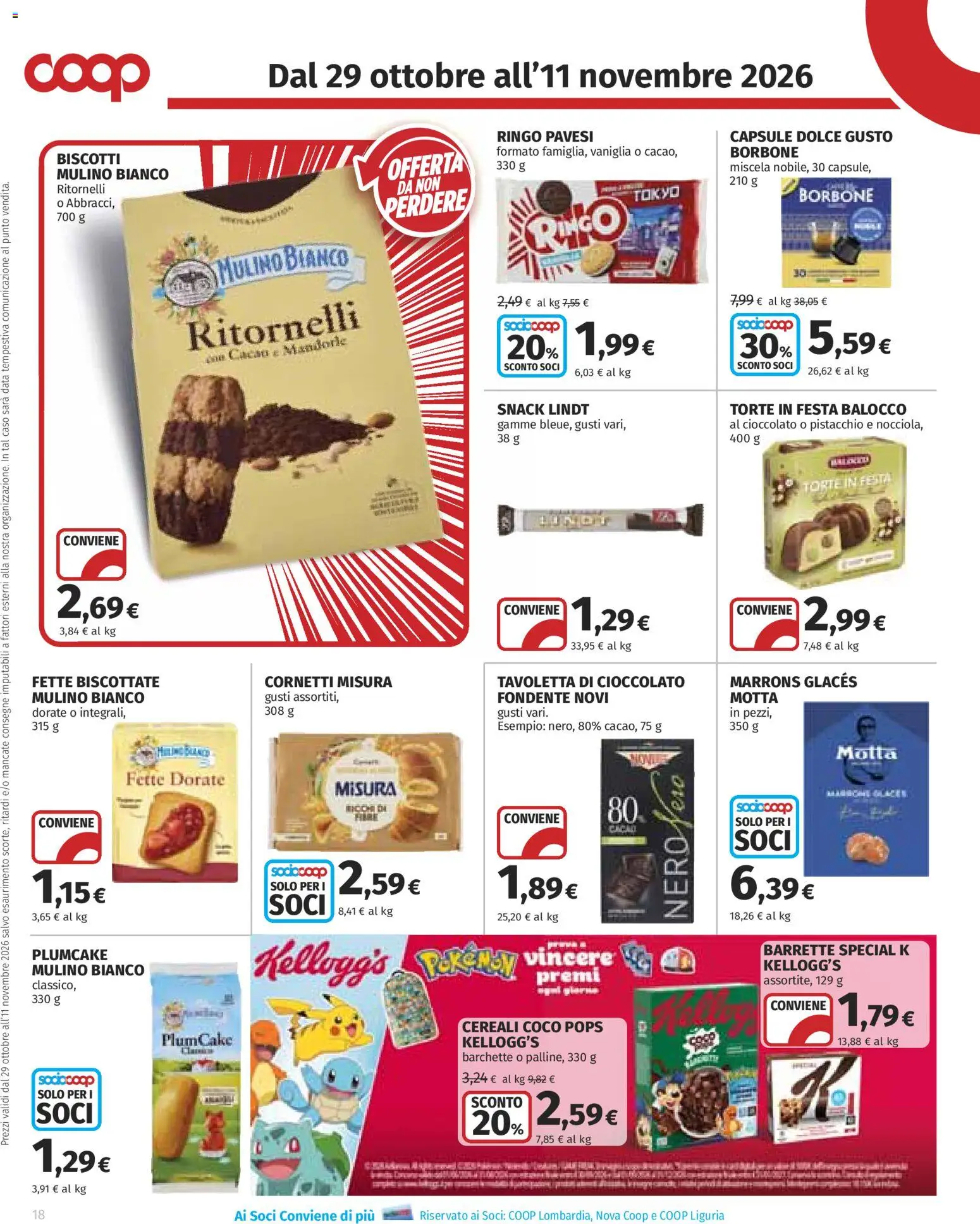 Volantino COOP del 29/10/2026 | Pagina: 18