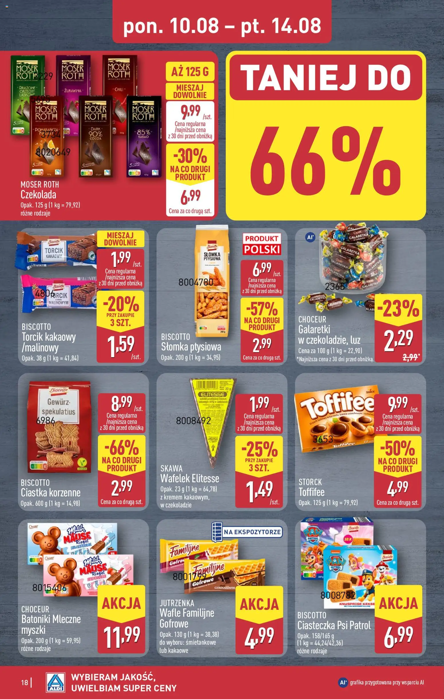 Aldi gazetka od 10.08.2026 | Strona: 18 | Produkty: Chili, Żurawina, Ciastka korzenne, Ciastka