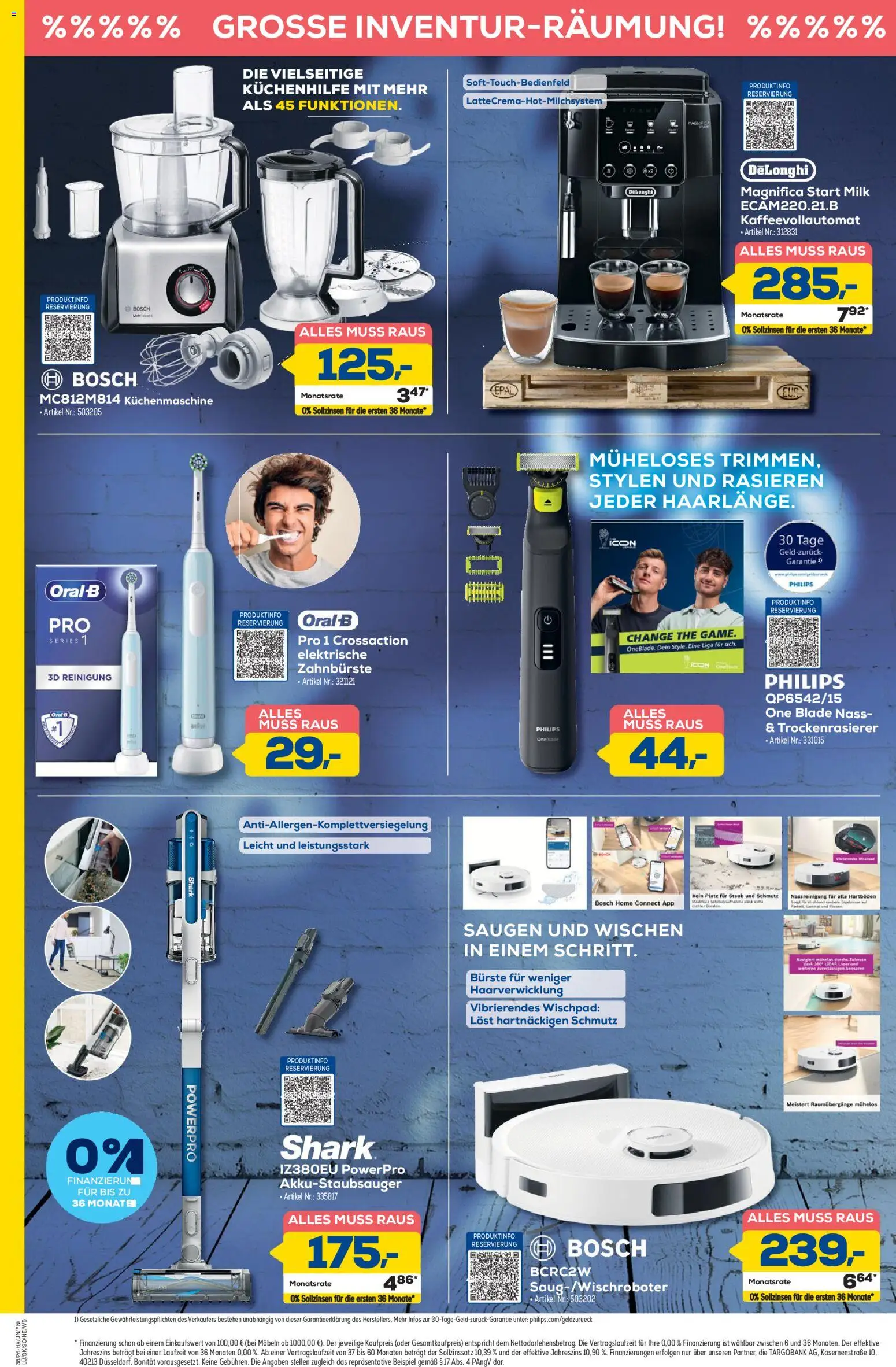 Euronics Prospekt Berlet – gültig ab 10.09.2026 | Seite: 4 | Produkte: Philips, Bürste, Zahnbürste, Kaffeevollautomat