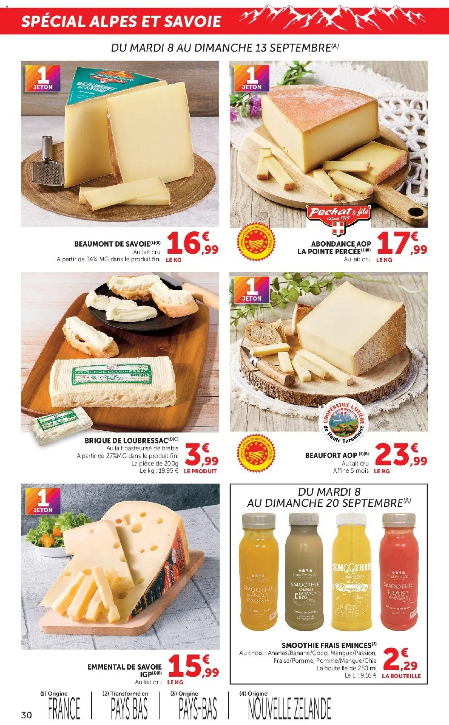 {H1} | Page: 30 | Produits: Fraise, Pomme, Banane, Ananas