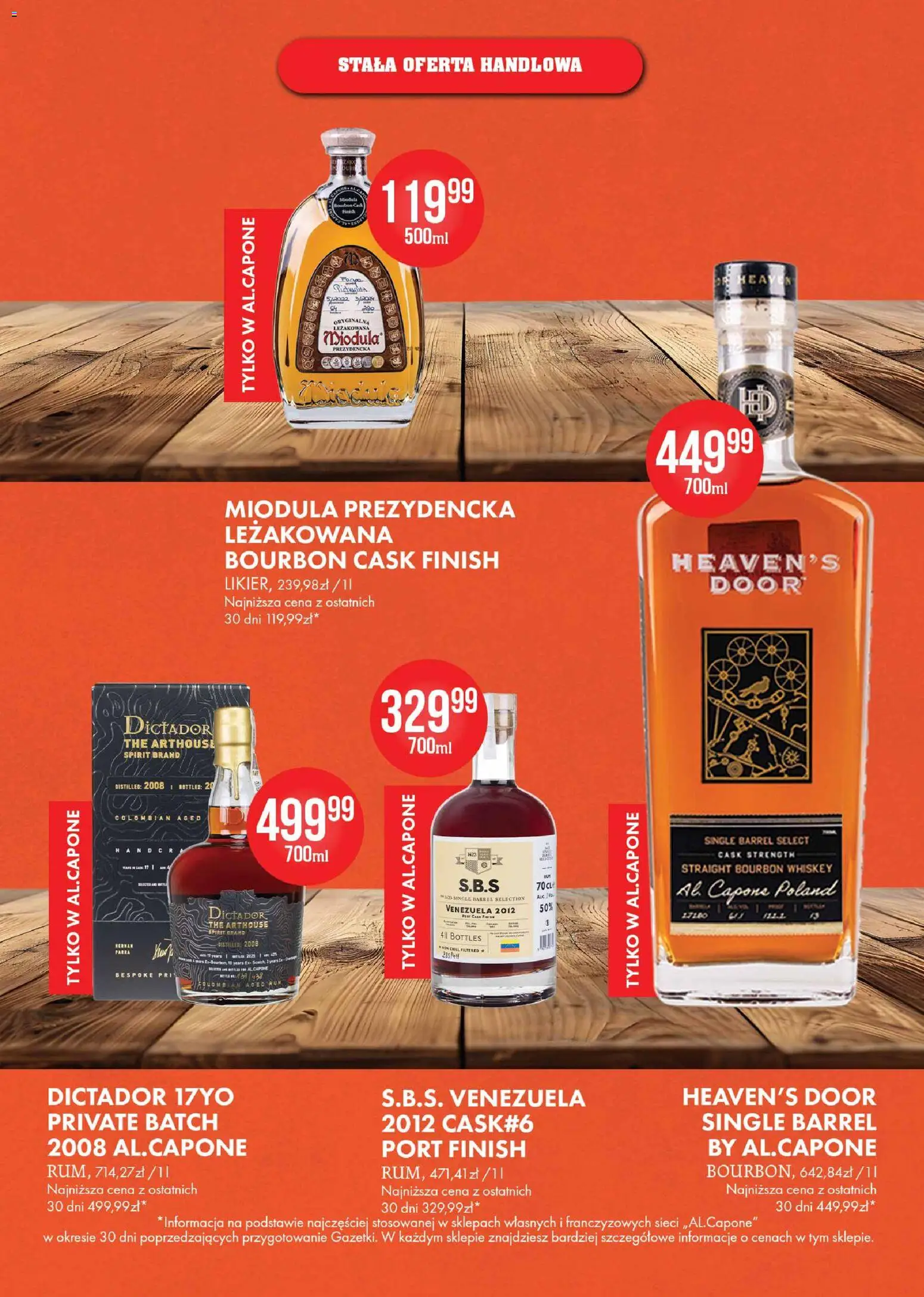 Al.Capone gazetka od 08.06.2026 | Strona: 22 | Produkty: Bourbon, Finish