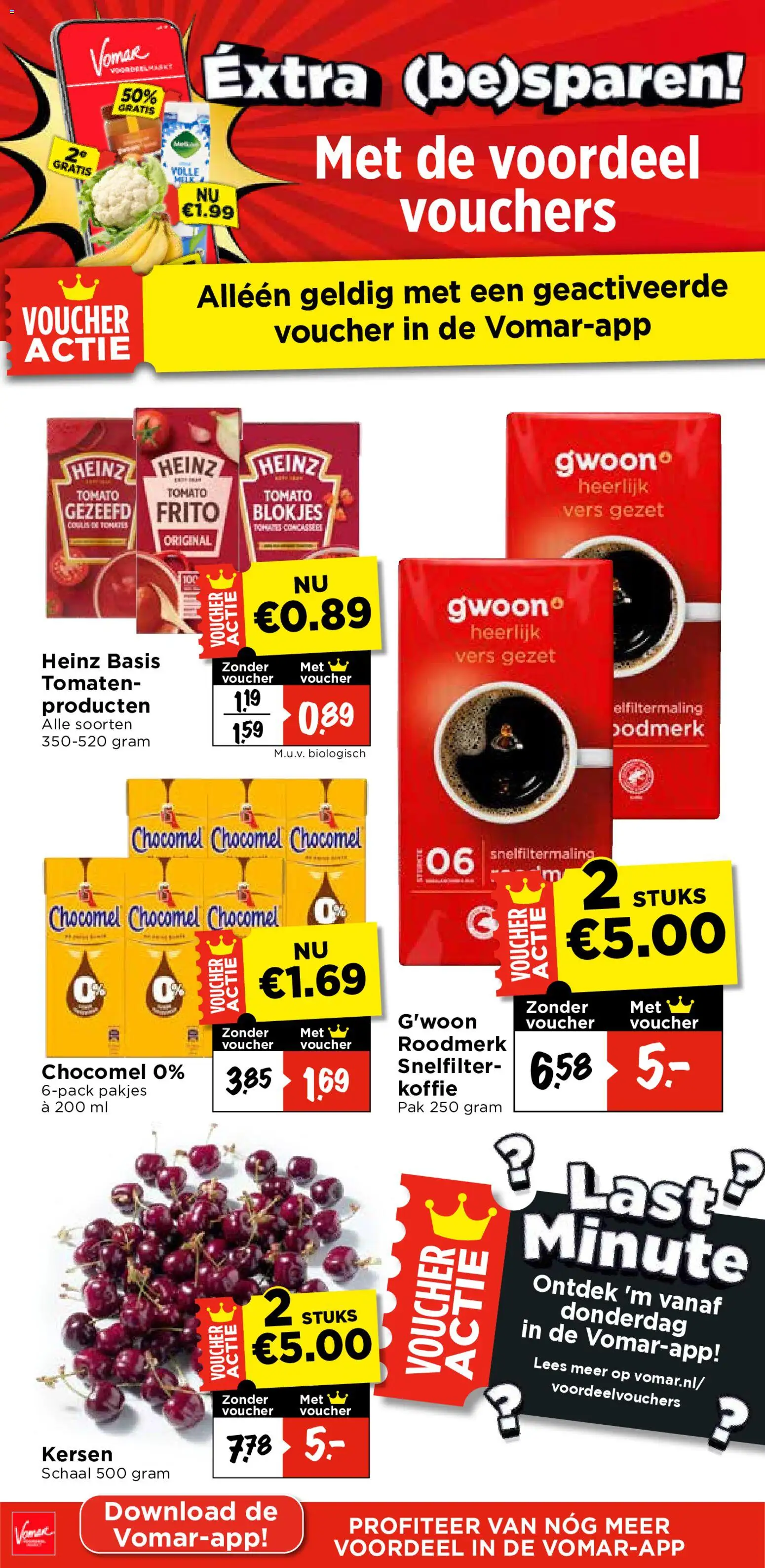 {H1} | Pagina: 3 | Producten: Kersen, Koffie, Tomaten, Schaal