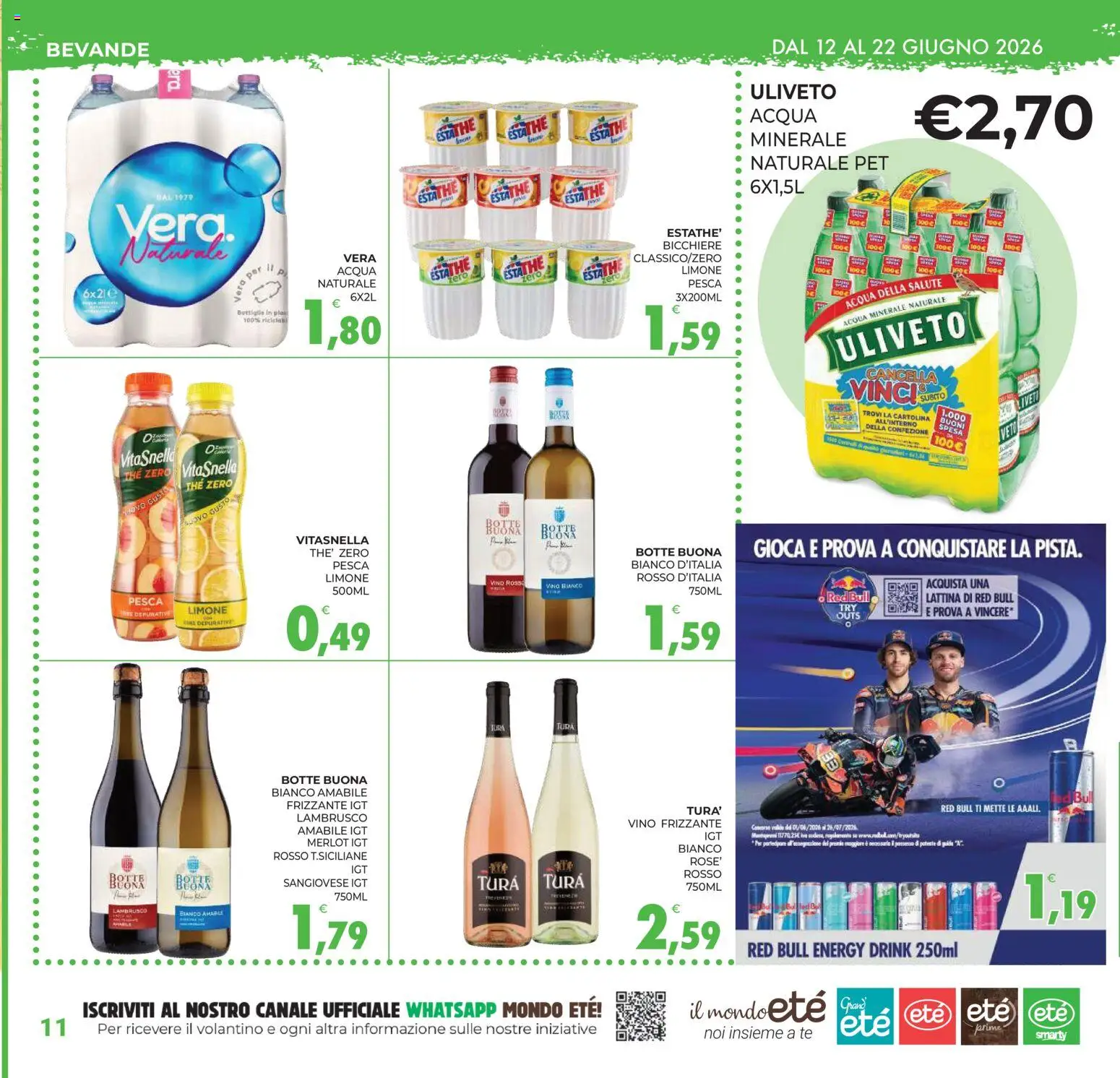 Volantino Eté del 12.06.2026 | Pagina: 11 | Prodotti: Tè, Acqua, Limone, The