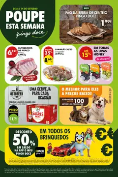 Pré-visualização Pingo Doce folheto Poupe Esta Semana Açores válido de 08/10/2026