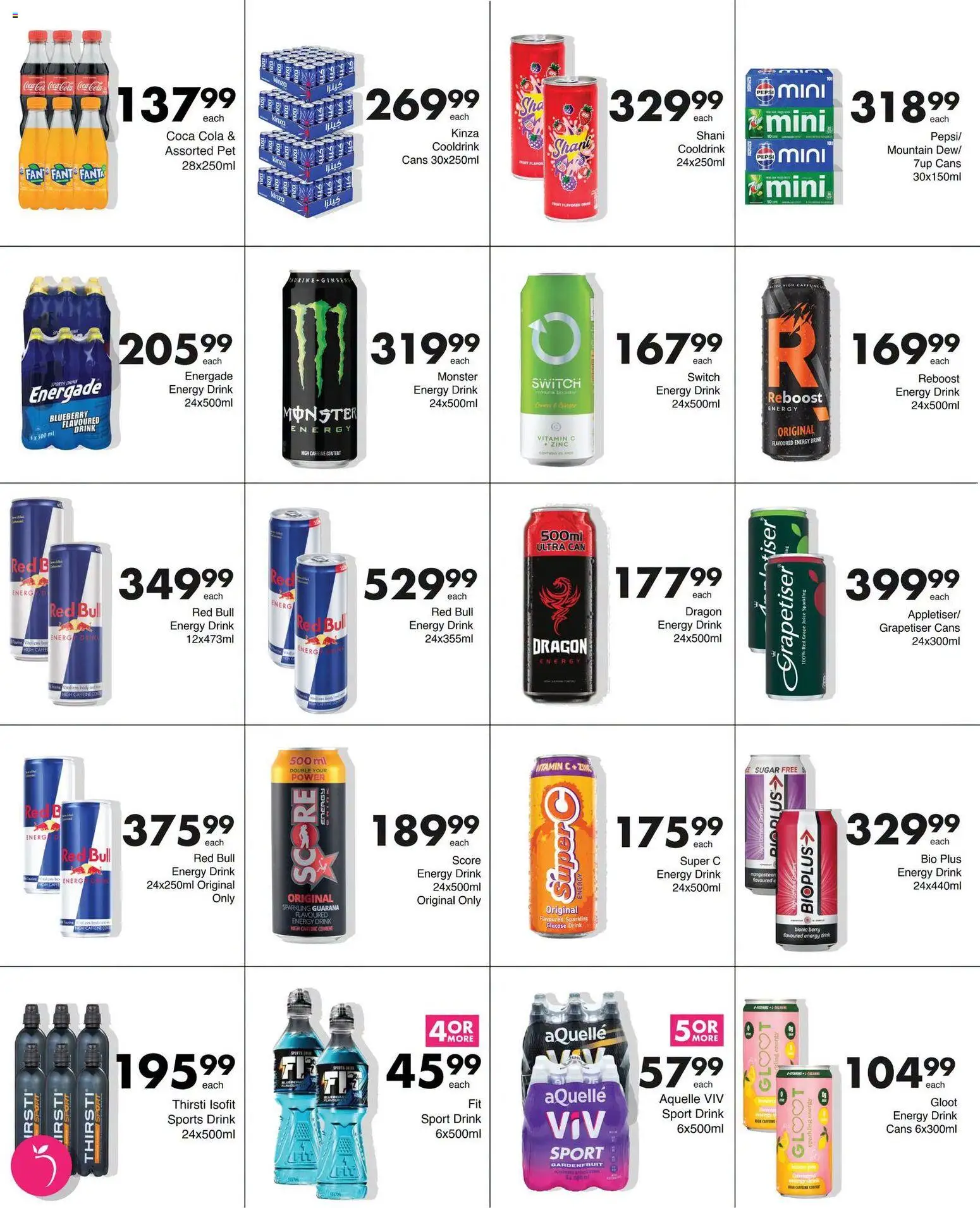 New Save catalogue – valid from 07/09/2026 | Page: 19 | Products: Fan, Juice, Switch, Sugar