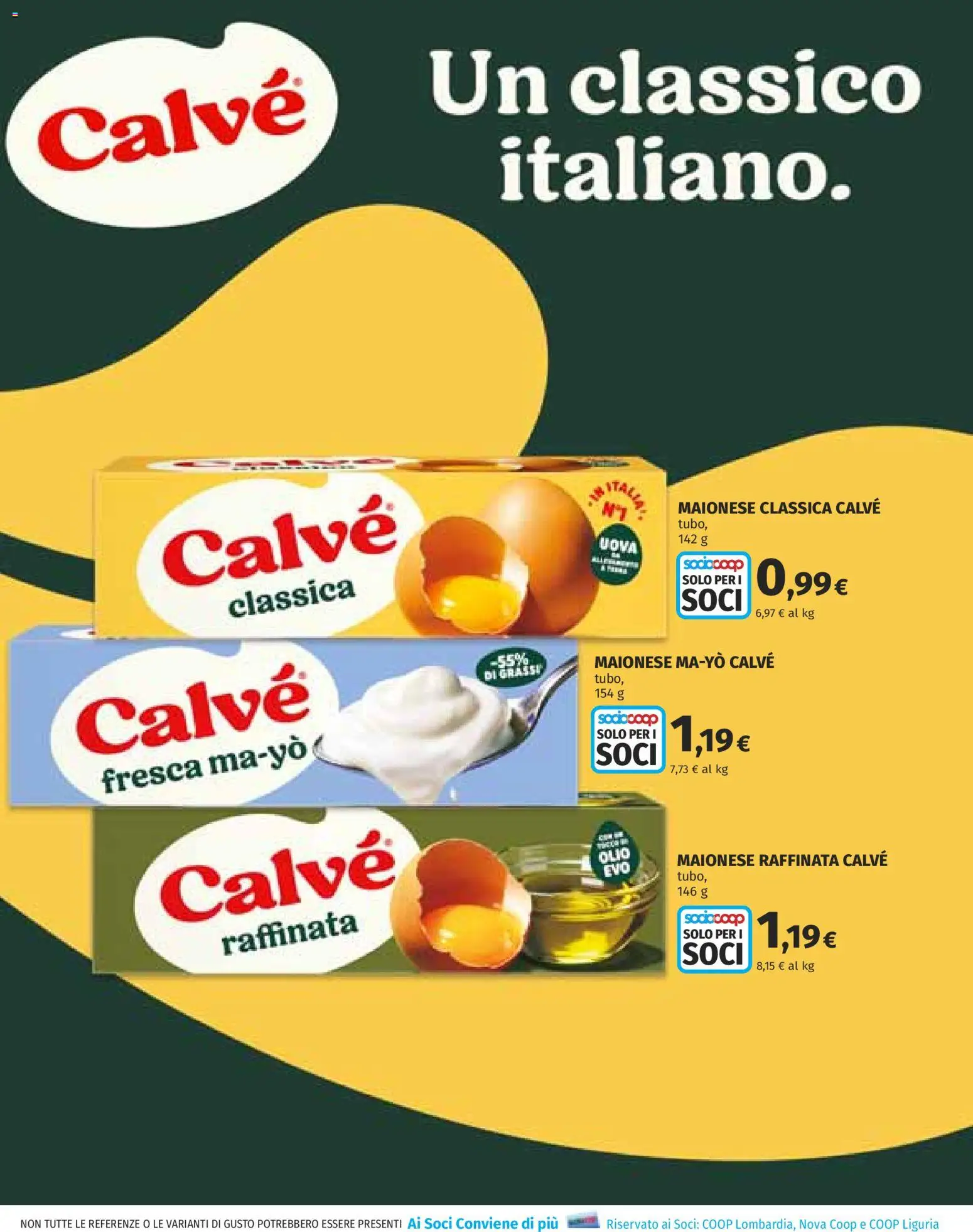 Volantino COOP del 15/10/2026 | Pagina: 23 | Prodotti: Uova, Maionese, Olio, Tubo