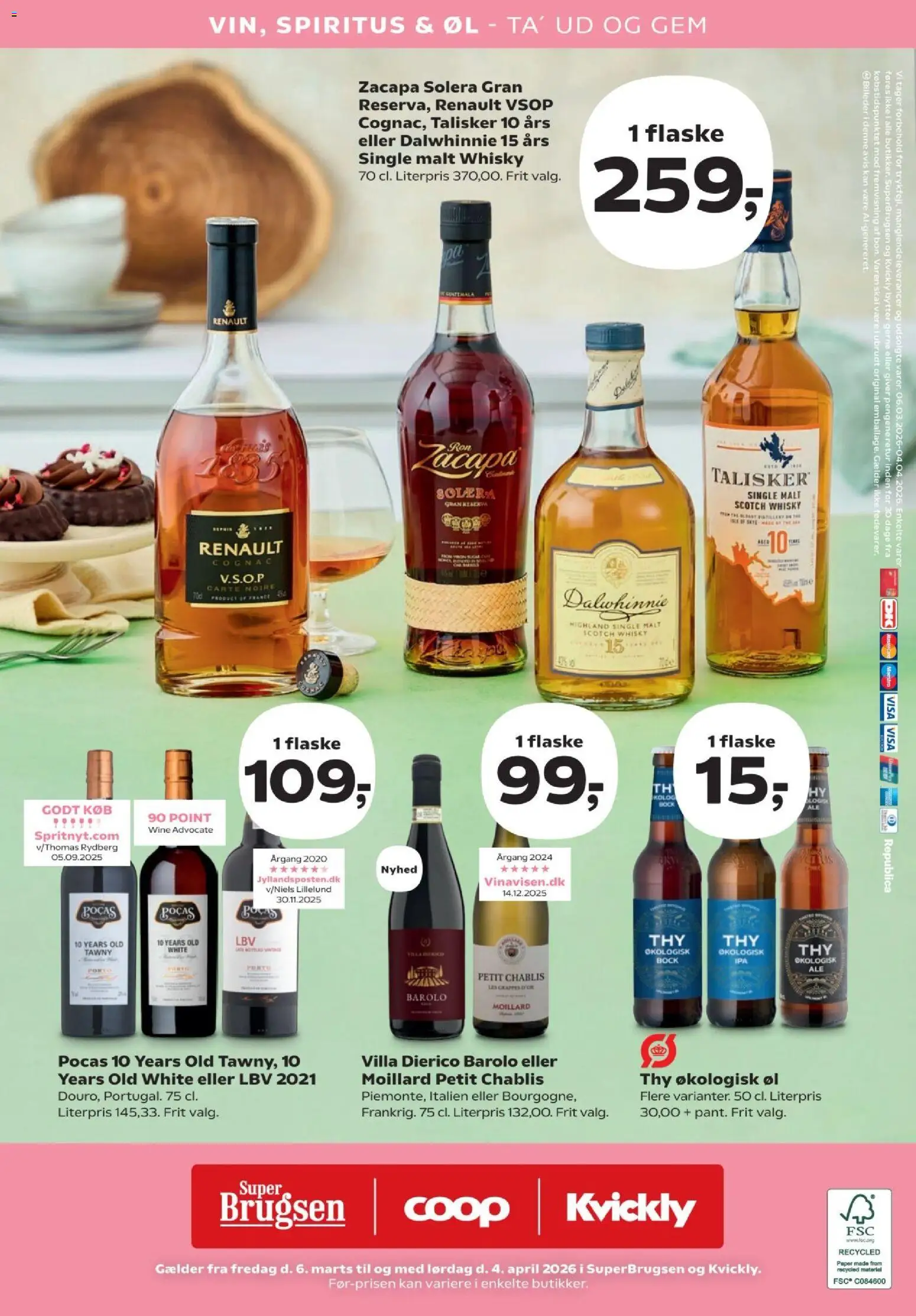 Kvickly tilbudsavis – gyldig fra 06.03.2026 | Side: 16 | Produkter: Øl, Whisky