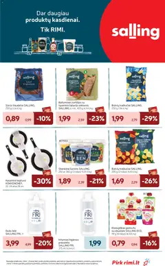 Rimi leidinys galioja nuo 28.04.2026 | Puslapis: 3 | Prekių: Keptuvė, Dušo želė, Prausiklis, Traškučiai