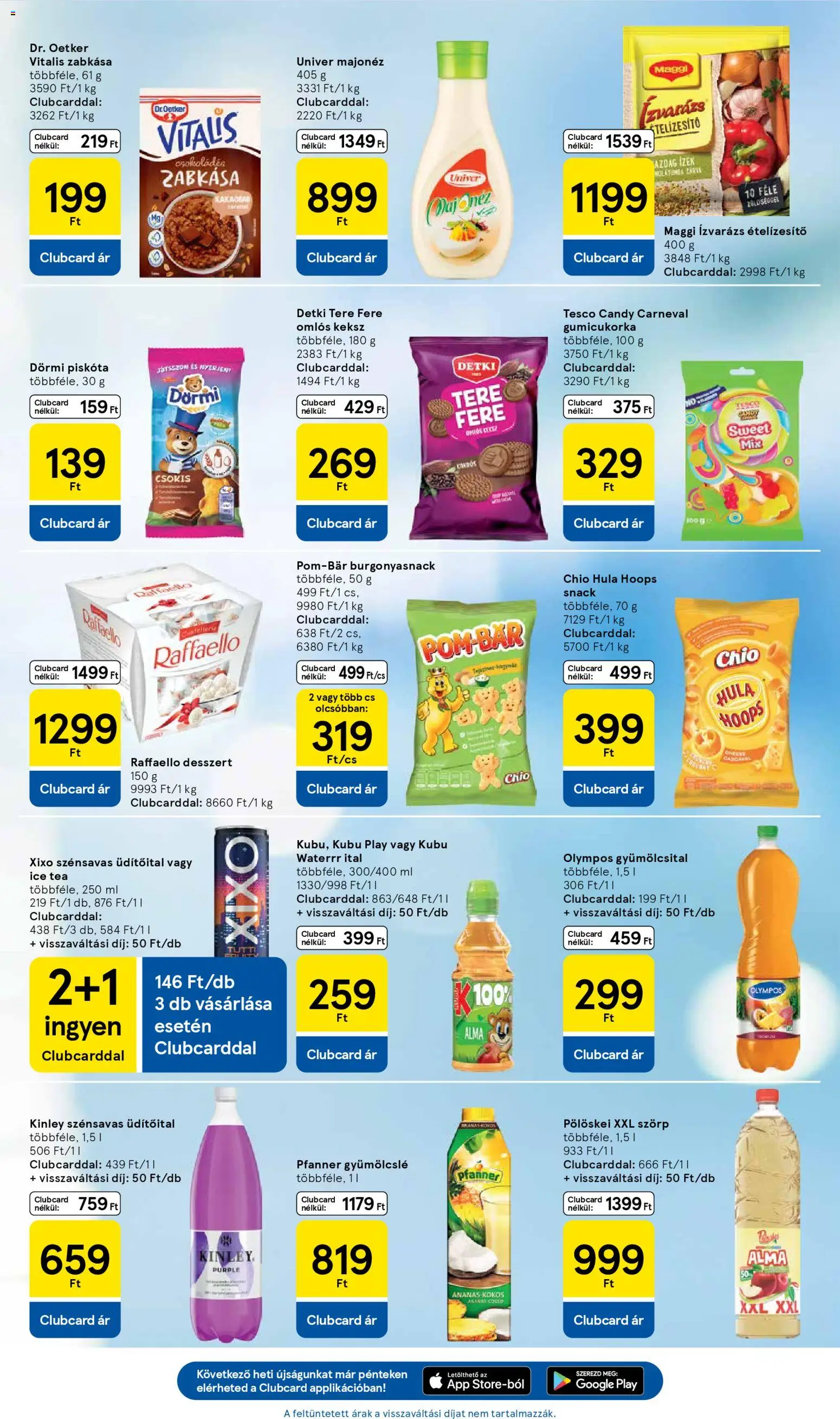 Tesco akciós ujság - amely érvényes a következő dátumtól: 2026.03.31. | Oldal: 5 | Termékek: Szörp, Ice tea, Alma, Ételízesítő