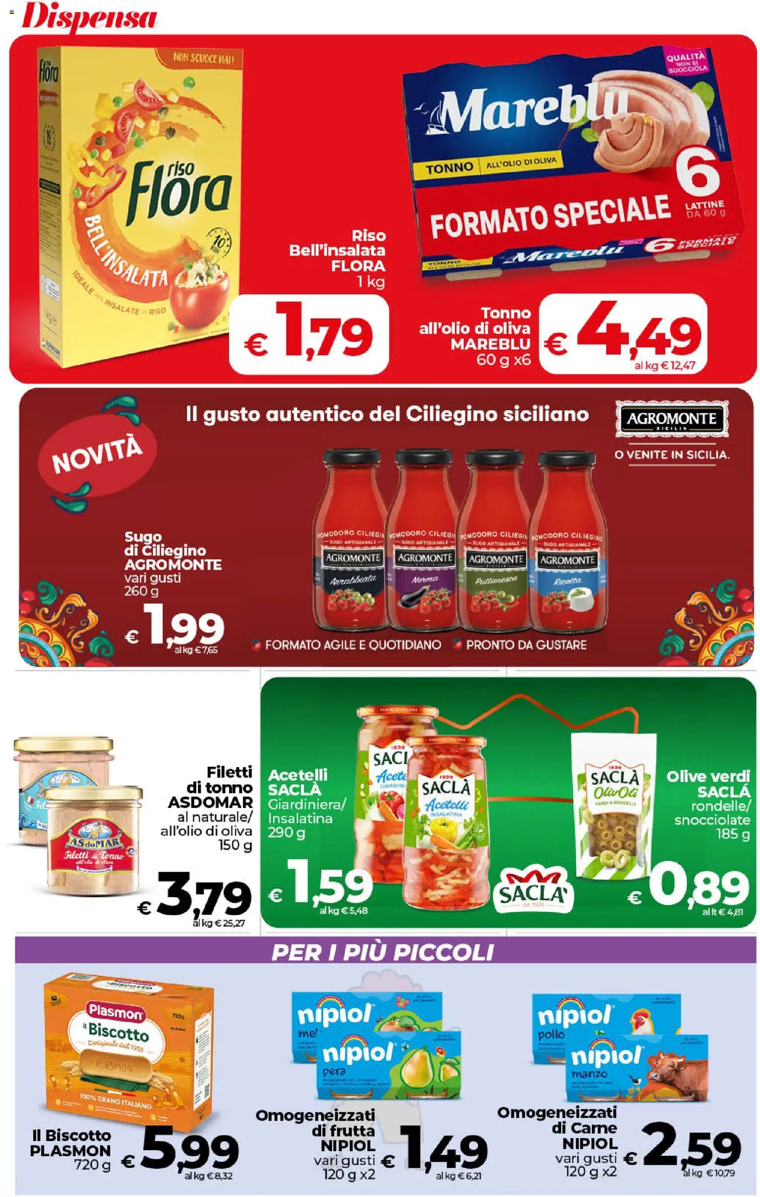 Volantino COOP del 30/06/2026 | Pagina: 28 | Prodotti: Pomodoro, Olive, Tonno, Ricotta