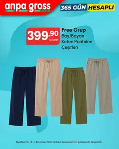 11.06.2026 tarihinden itibaren geçerli olan Anpa Gross kataloğu önizlemesi