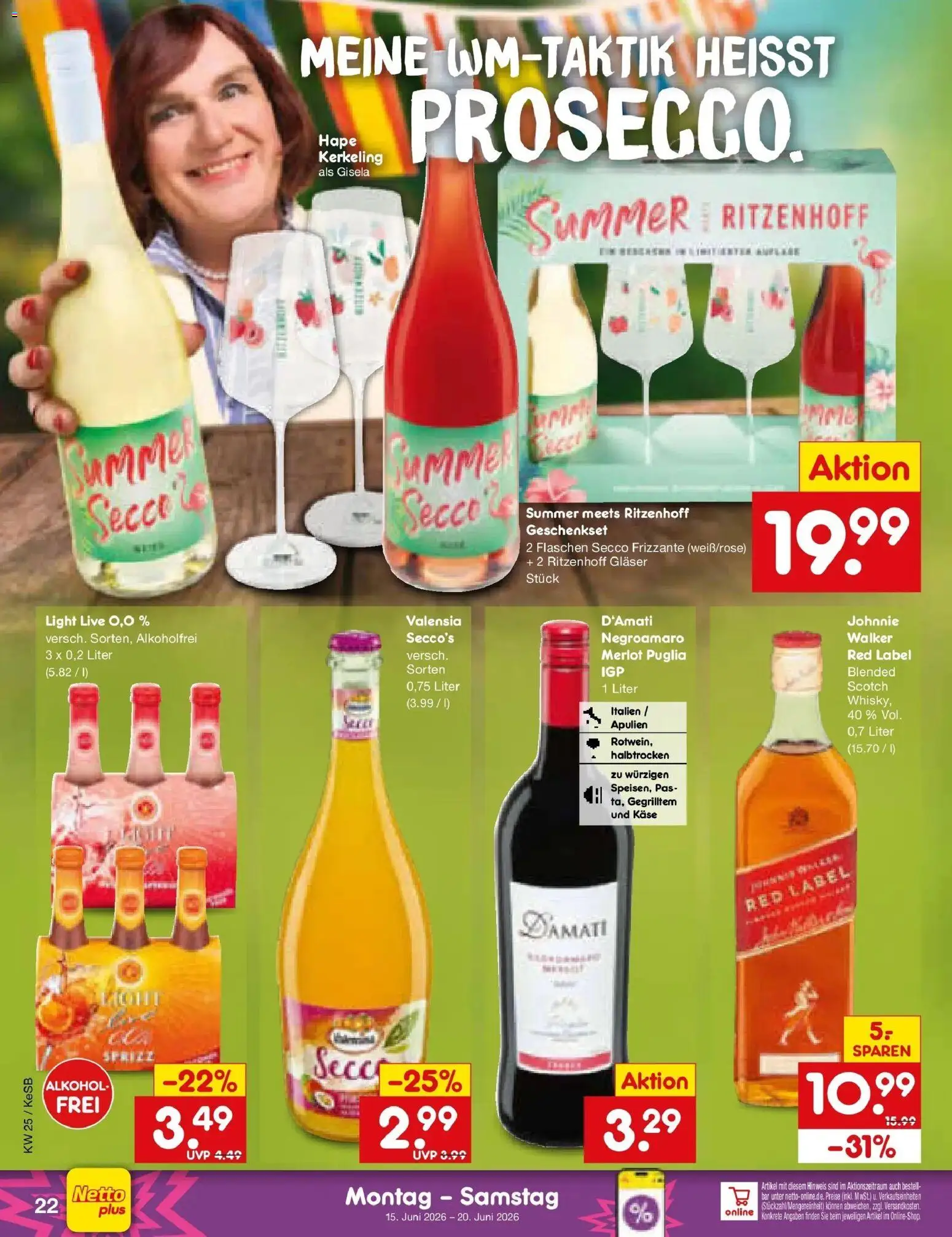 Netto Marken-Discount Prospekt Bonn – gültig ab 15.06.2026 | Seite: 30 | Produkte: Sprite, Käse, Merlot