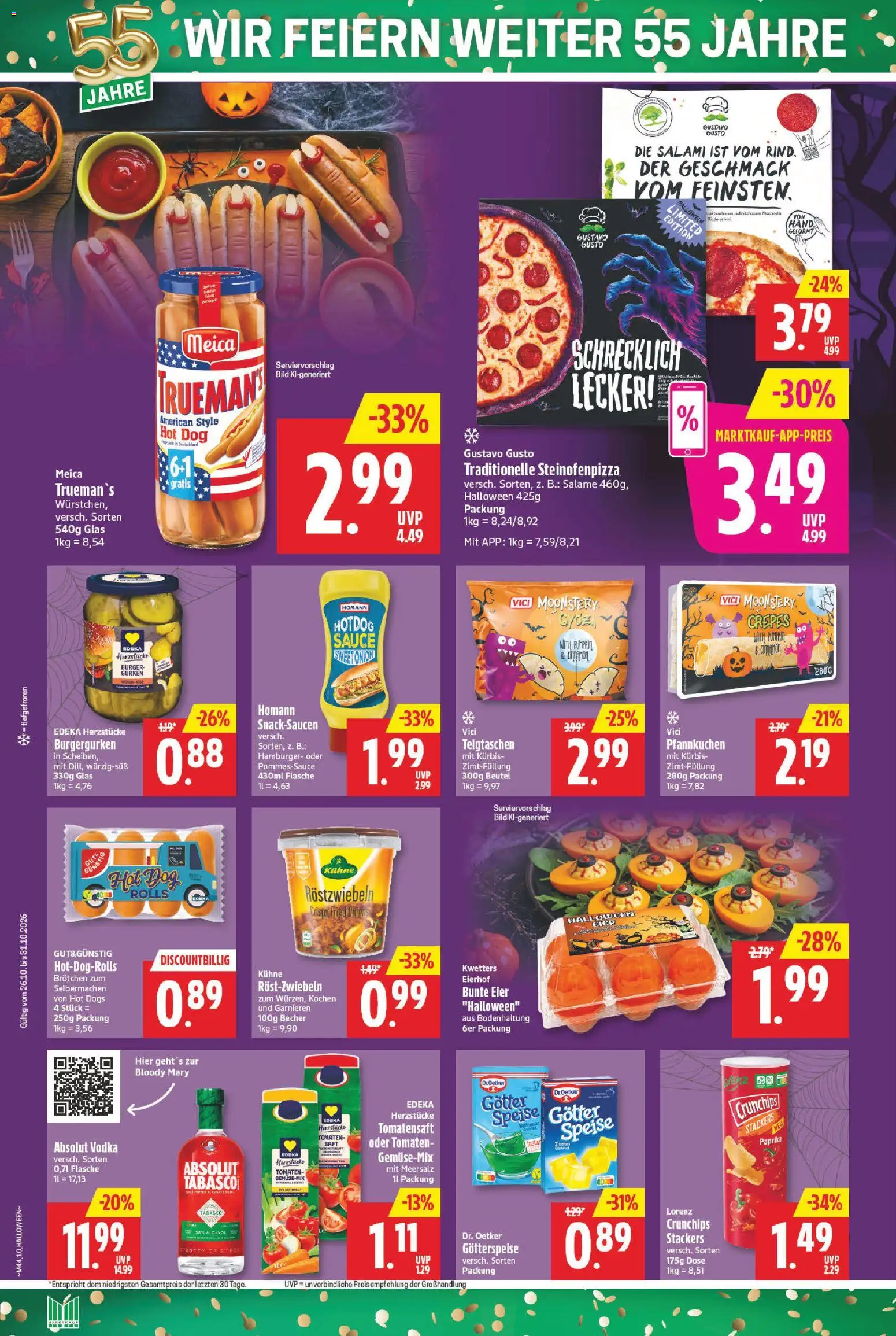 Marktkauf Prospekt – gültig ab 26.10.2026 | Seite: 10 | Produkte: Gustavo gusto, Meica, Saft, Vodka