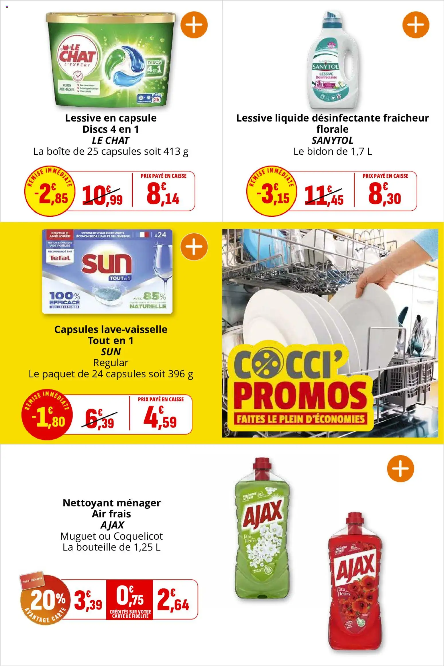 {H1} | Page: 22 | Produits: Lessive Liquide, Tefal, Lessive, Muguet