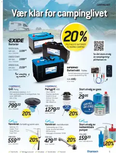 Forhåndsvisning av THANSEN kundeavis gyldig fra 29.05.2026 | Side: 5 | Produkter: Сантехнічне кріплення, Vekt, Grill, Суміш дитяча