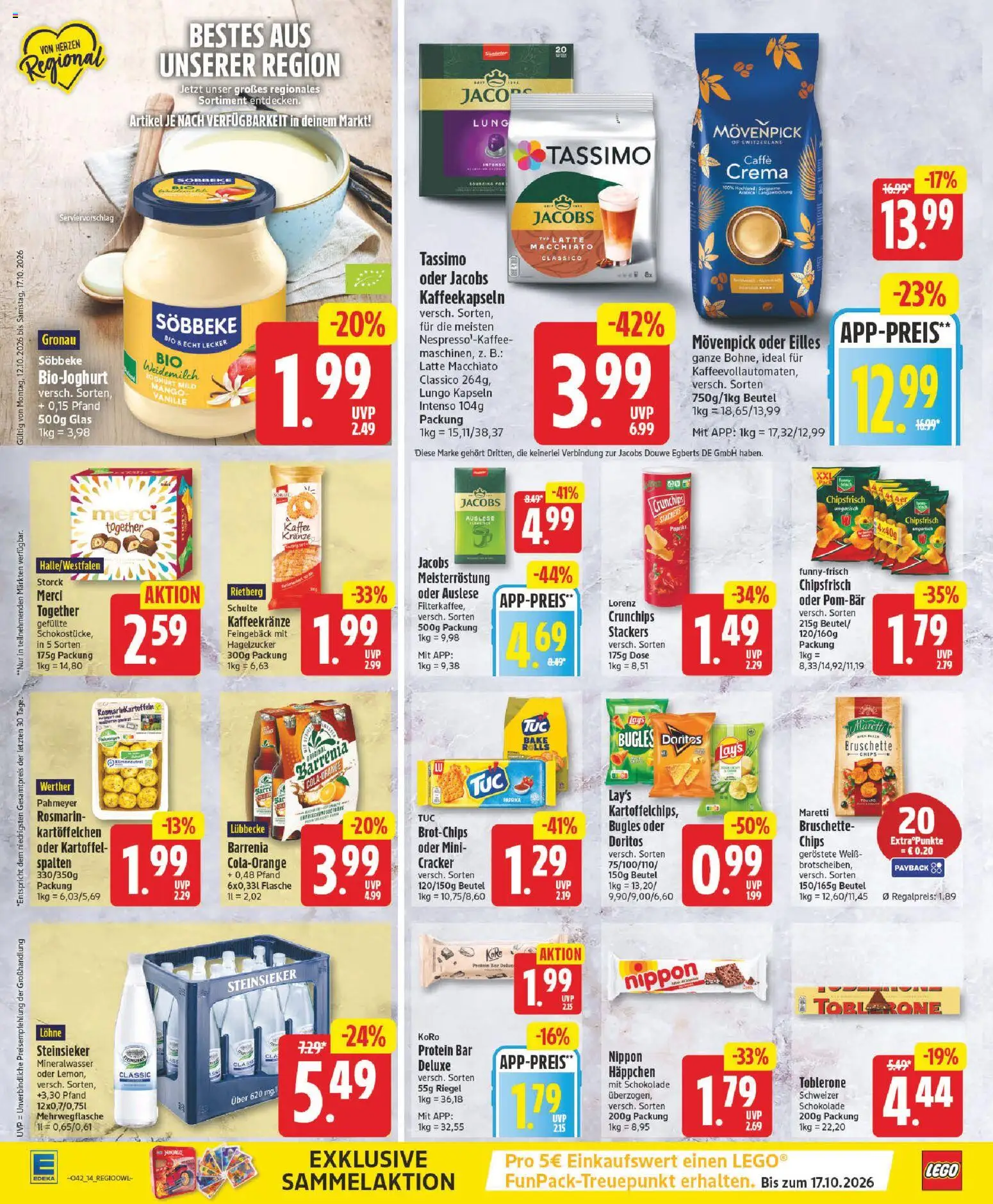 Elli Markt Prospekt – gültig ab 12.10.2026 | Seite: 14 | Produkte: Merci, Schokolade, Paprika, Tassimo