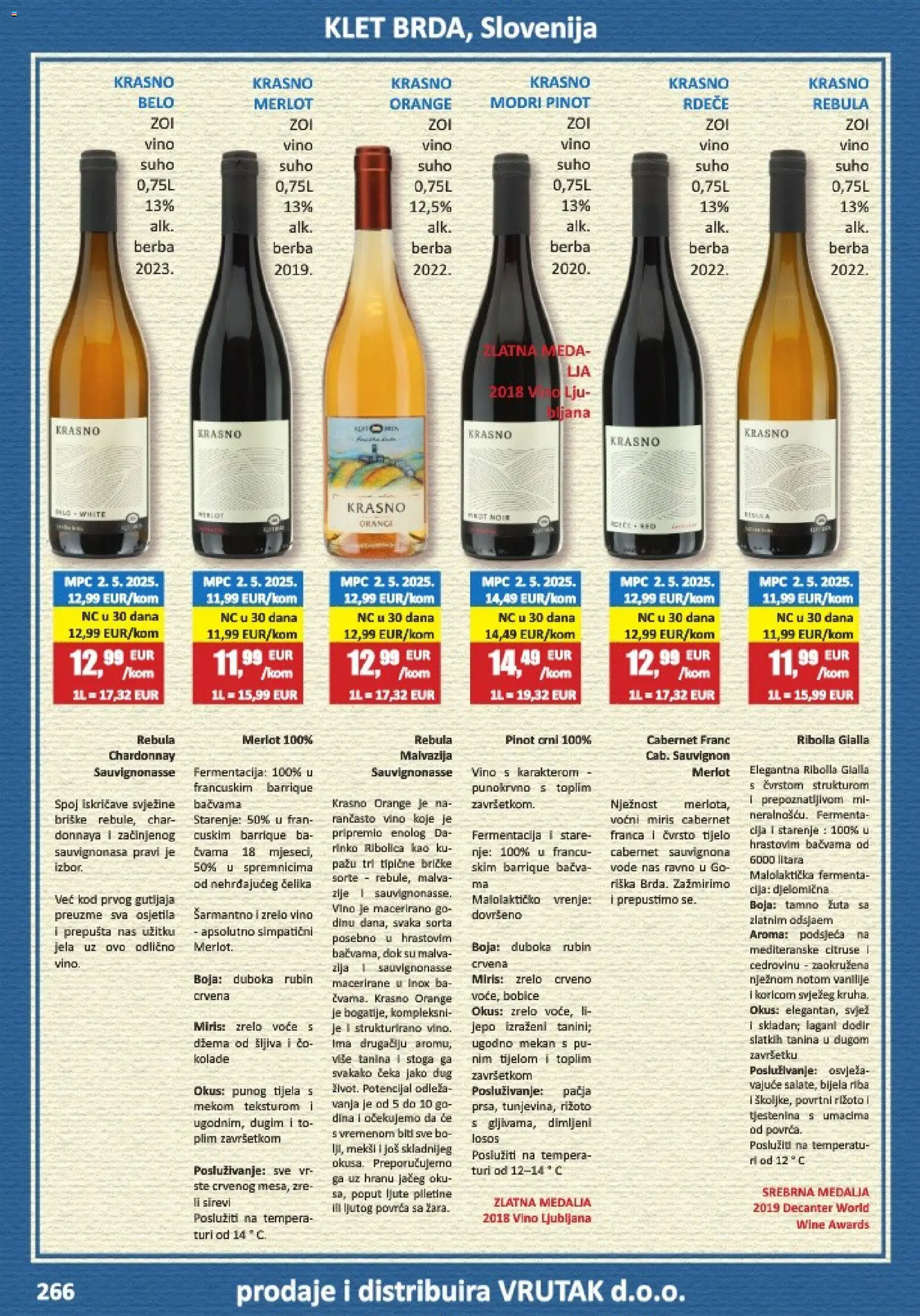 Vrutak katalog | vrijedi od 01.11.2025 | Stranica: 266 | Proizvodi: Tjestenina, Šljiva, Voće, Bačva