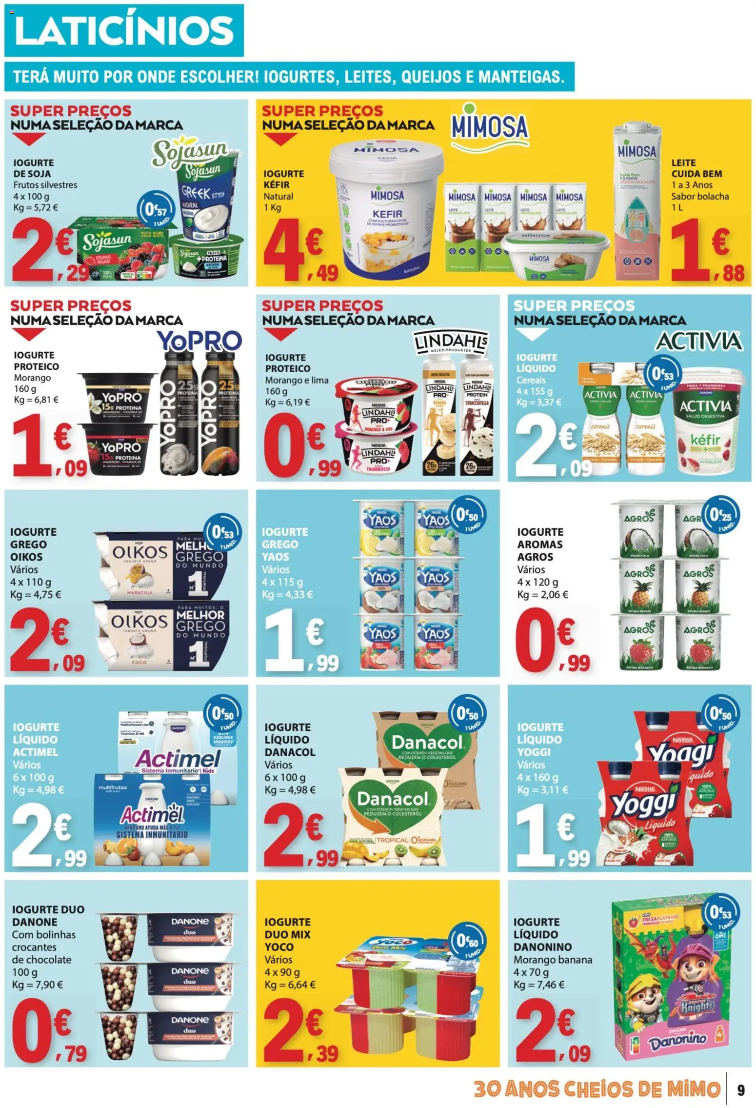 E.Leclerc folheto │ válido de 30.04.2026 | Página: 9 | Produtos: Soja, Probióticos, Leite, Nestlé
