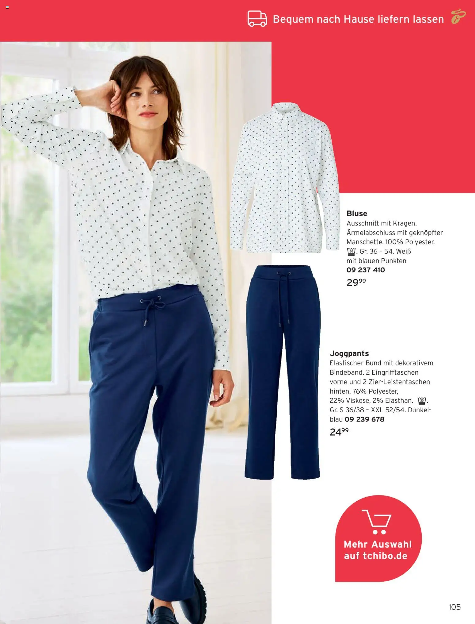 Angebote Tchibo – gültig ab 01.09.2026 | Seite: 105 | Produkte: Bluse