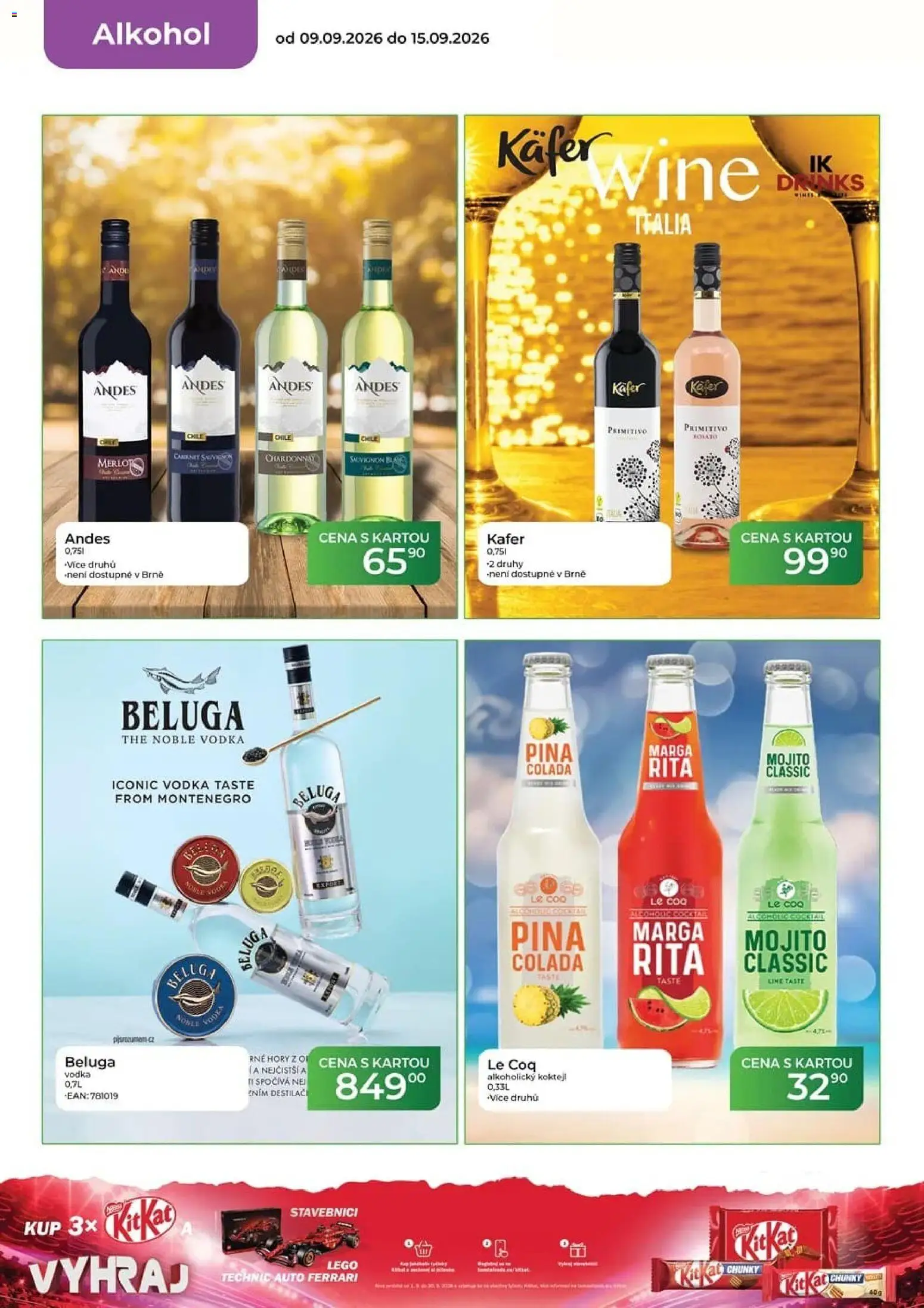 Tamda Foods leták od 16.09.2026 | Strana: 16 | Produkty: Vodka, Primitivo, Lego Technic, Alkohol