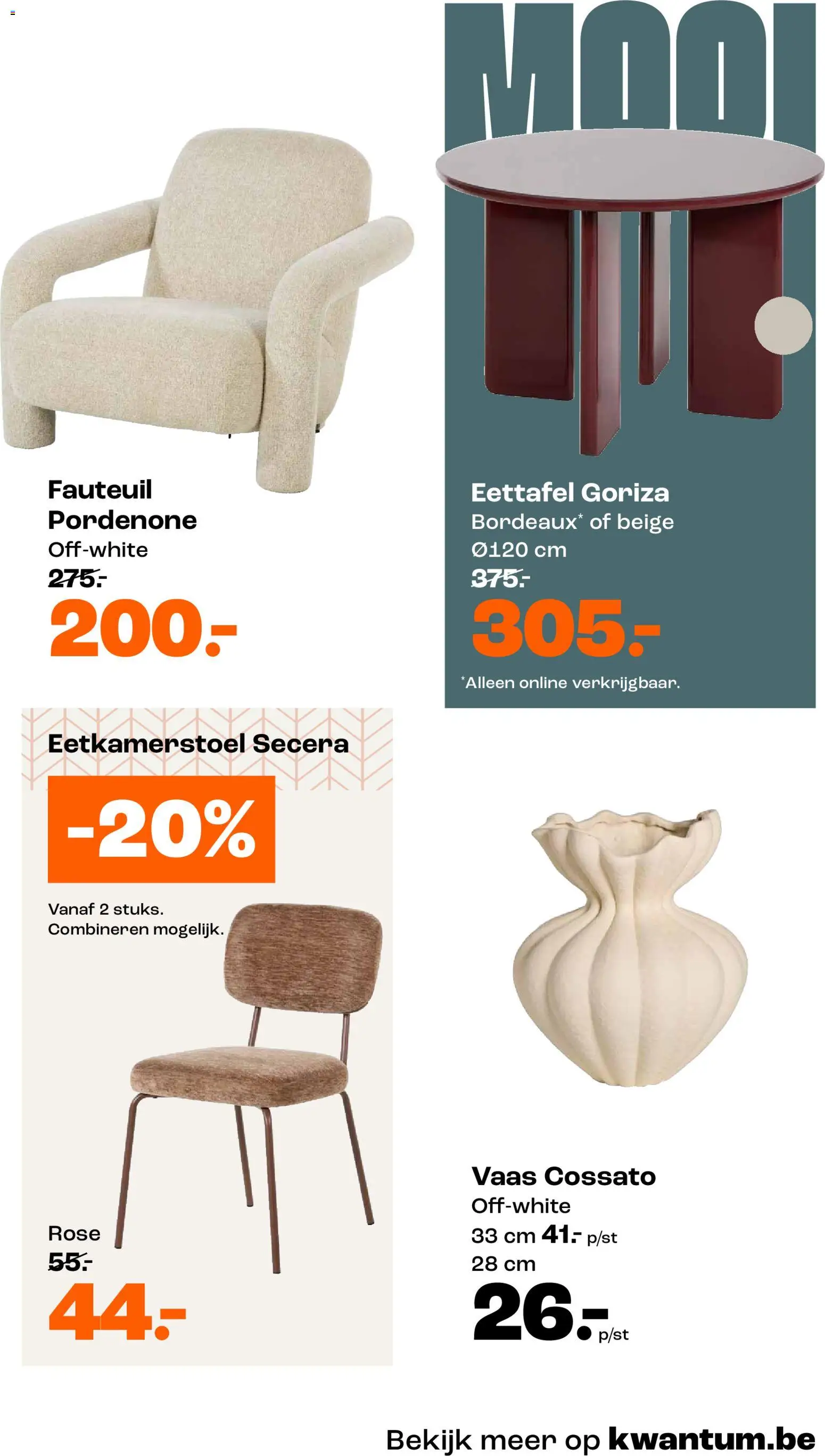 {H1} | Pagina: 3 | Producten: Eetkamerstoel, Fauteuil, Vaas