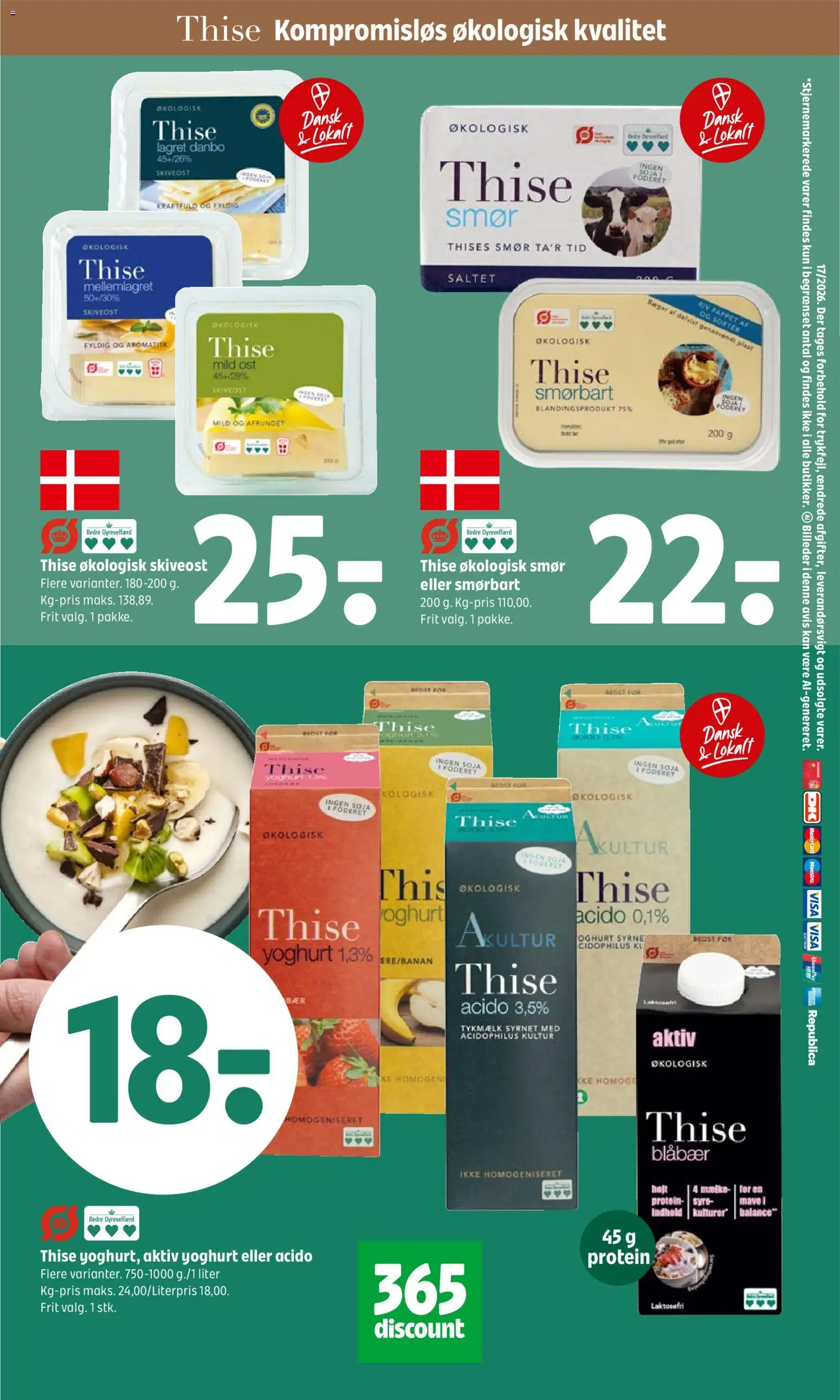 Coop 365 tilbudsavis – gyldig fra 23.04.2026 | Side: 29 | Produkter: Smør, Ost, Yoghurt, Skiveost