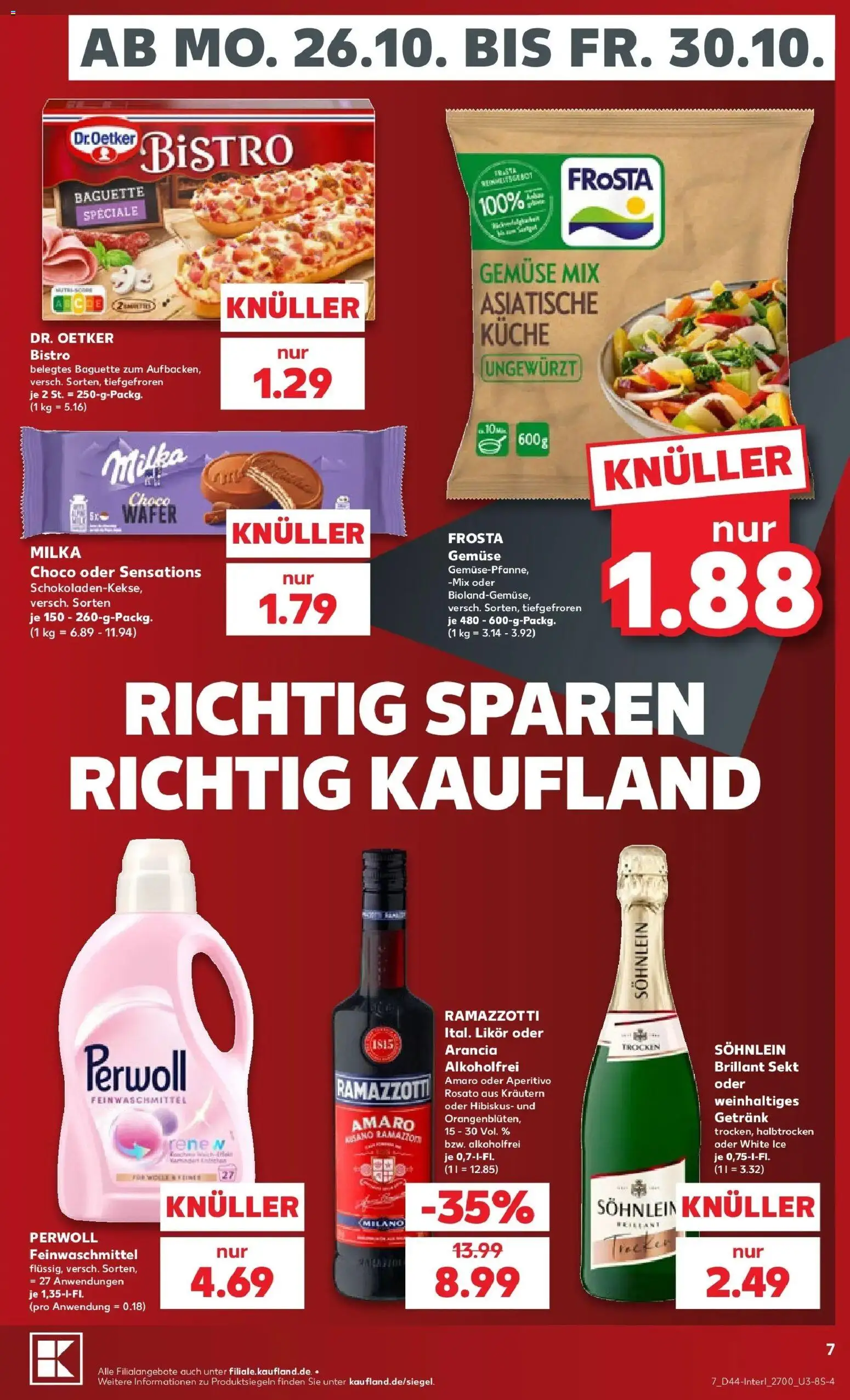 Prospekt Kaufland ab 26.10.2026 » Angebote Online zum Blättern | Seite: 11 | Produkte: Küche, Perwoll, Gemüse, Ramazzotti