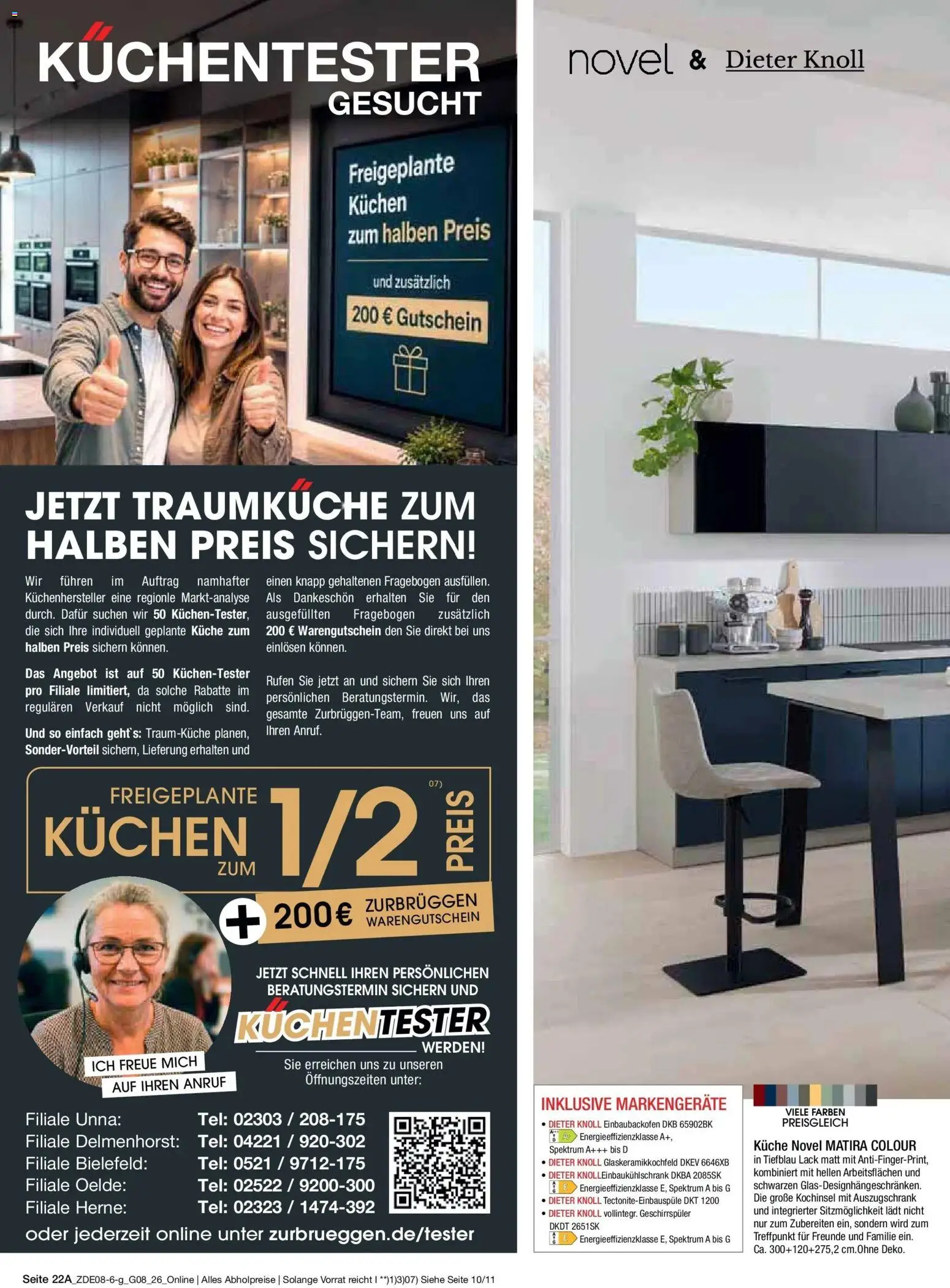 Zurbrüggen - Zurbrüggen: Bonus Sonder-Tage – gültig ab 31.07.2026 | Seite: 52 | Produkte: Geschirrspüler, Küche, Kuchen