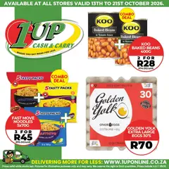 1UP Cash & Carry specials catalogue – valid from 13/10/2026