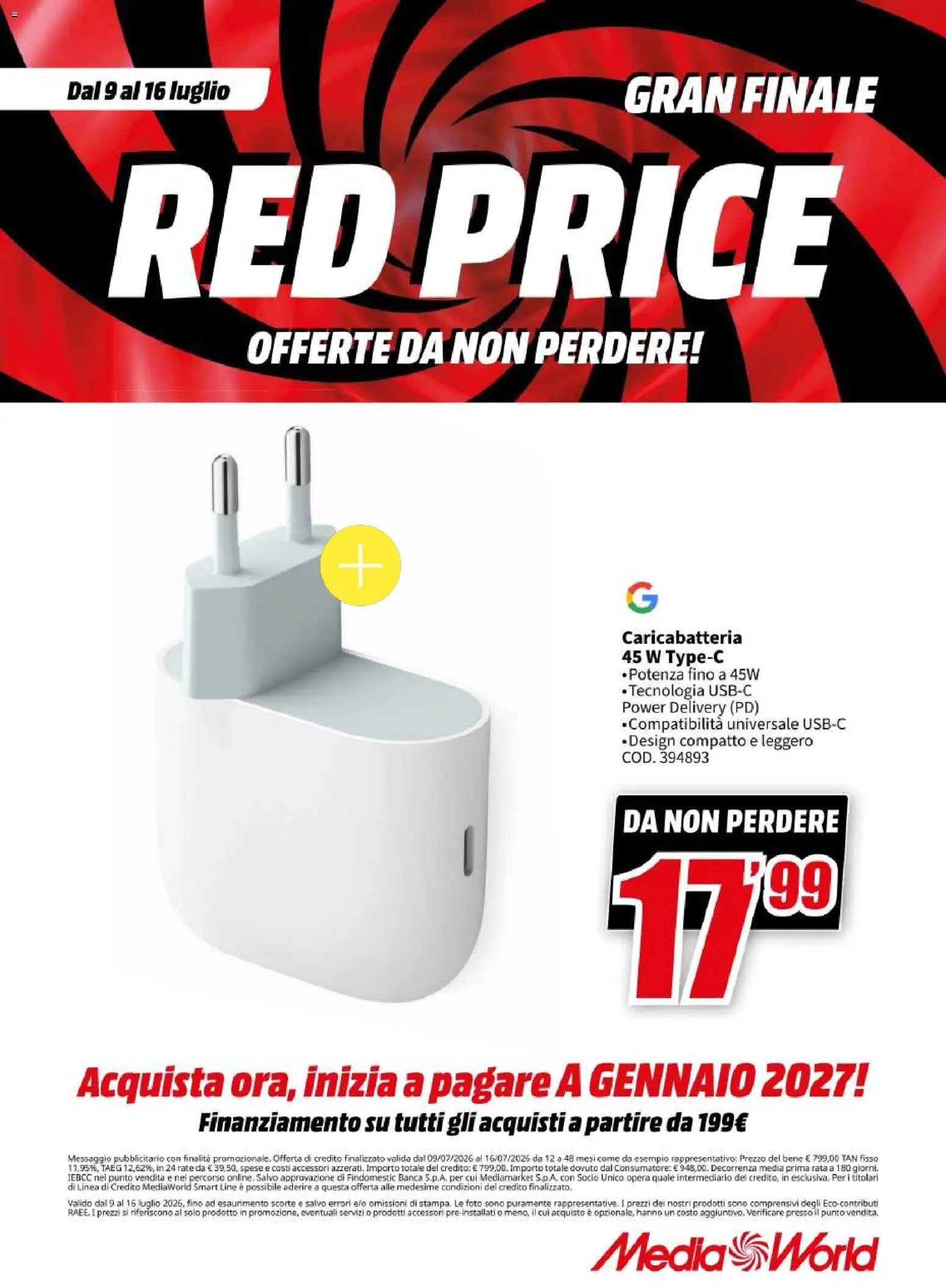 Volantino Media World del 09/07/2026 | Pagina: 35