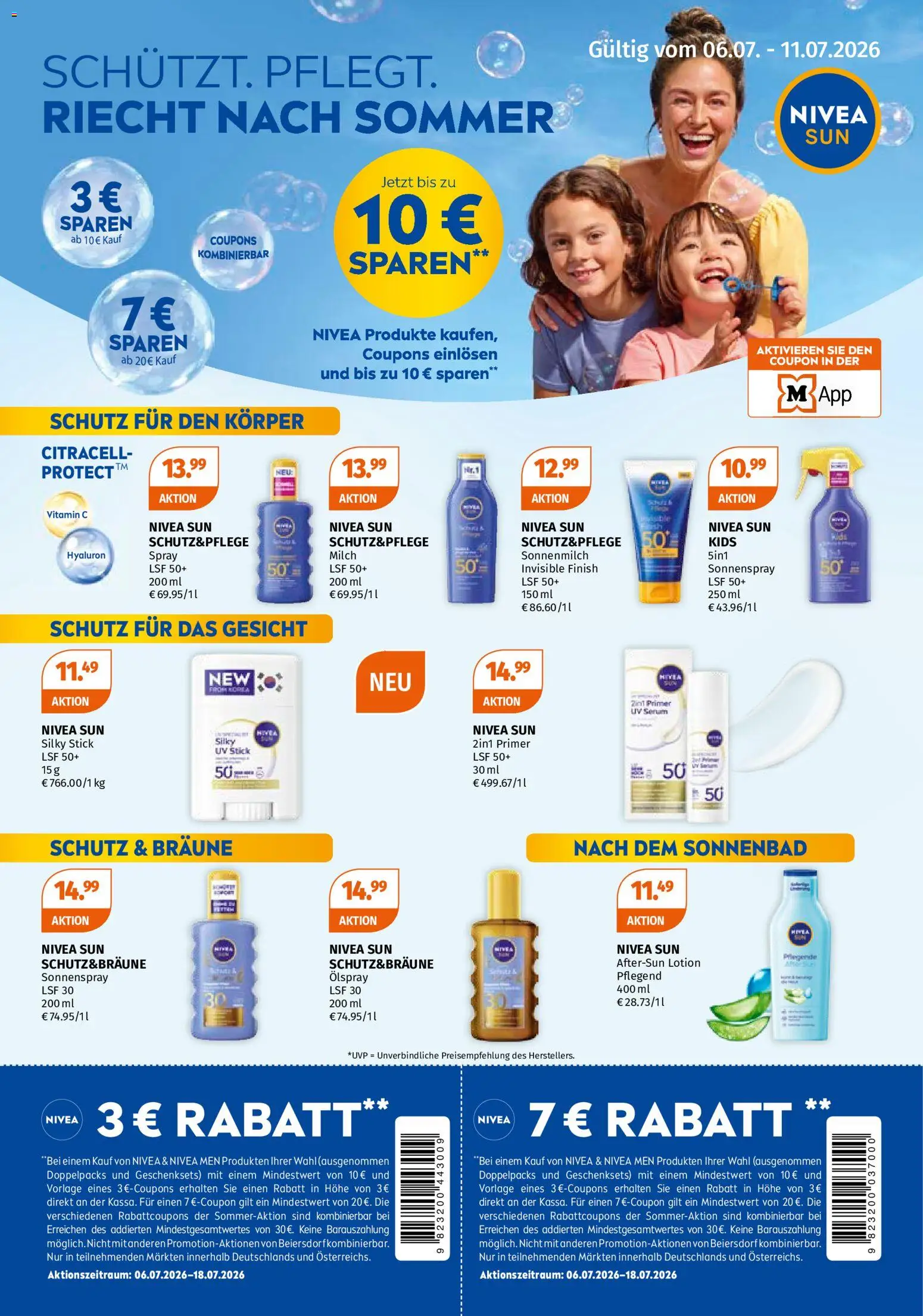 Müller Nivea Angebote gültig ab 06.07.2026 | Seite: 1