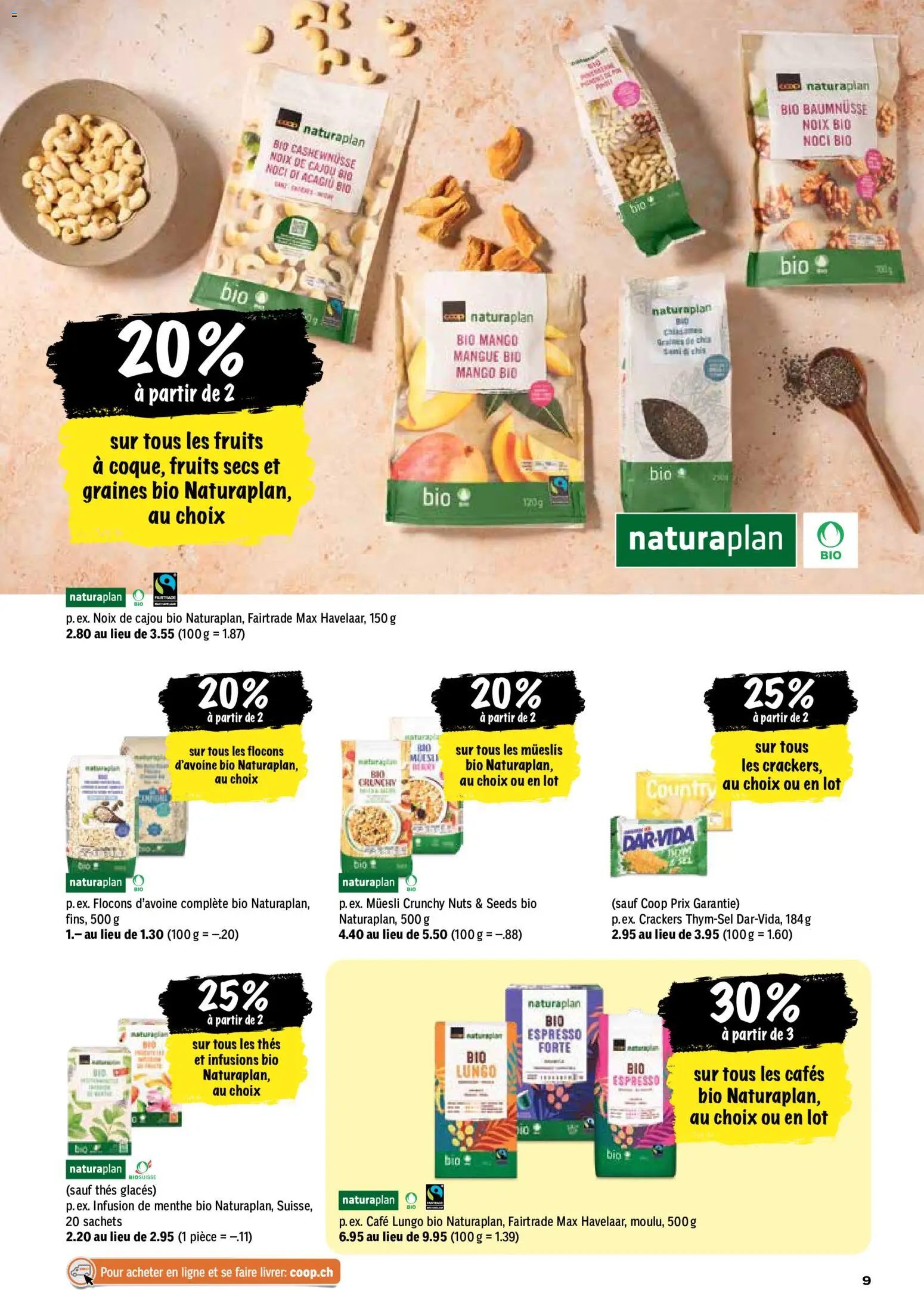 Coop aktionen FR – gültig ab 03.09.2026 | Seite: 9