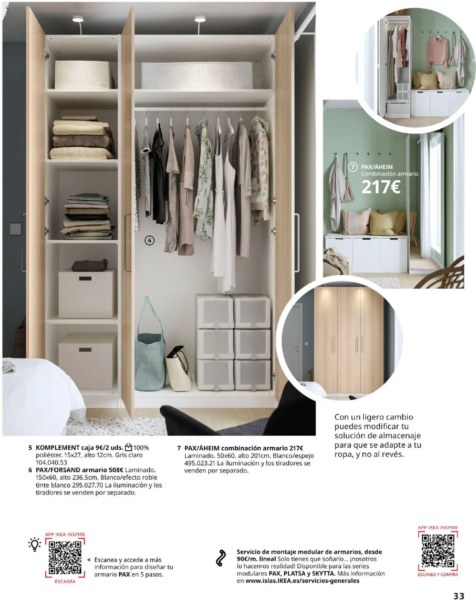 IKEA - Domitorios │ válido desde el 01/09/2026 | Página: 33 | Productos: Tinte, Iluminación, Almacenaje, Caja