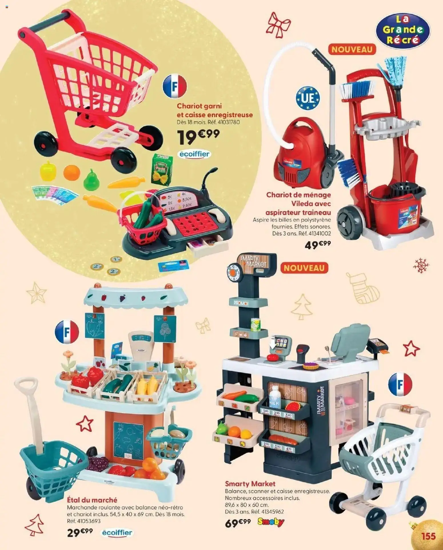 La Grande Récré - LE NOËL DE TOUTES LES PASSIONS à partir du 14/10/2026 - promo en ligne | Page: 155 | Produits: Aspirateur, Aspirateur traîneau, Chariot, Scanner