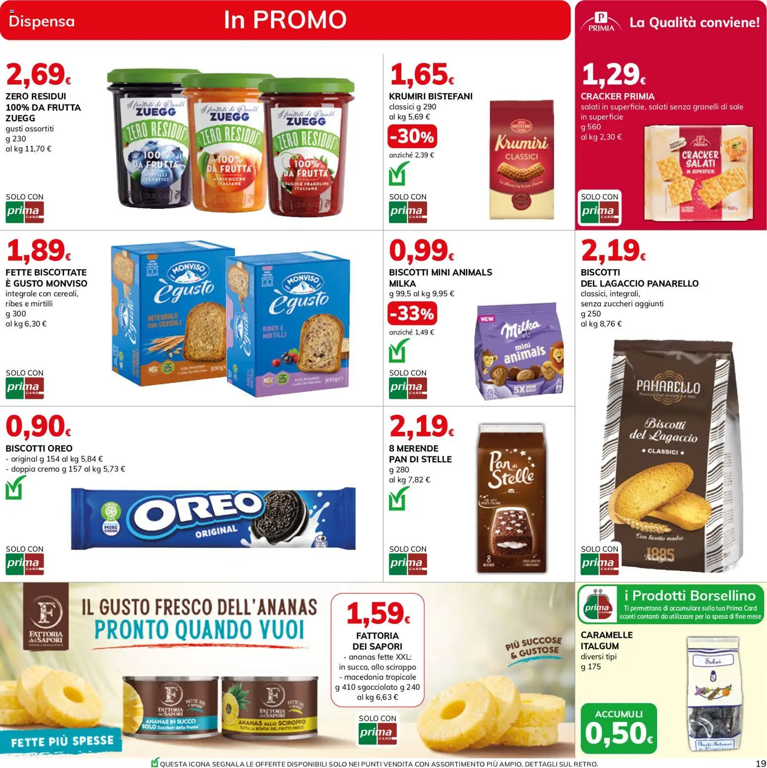 Volantino Basko del 11/08/2026 | Pagina: 19 | Prodotti: Caramelle, Sale, Fette biscottate, Macedonia