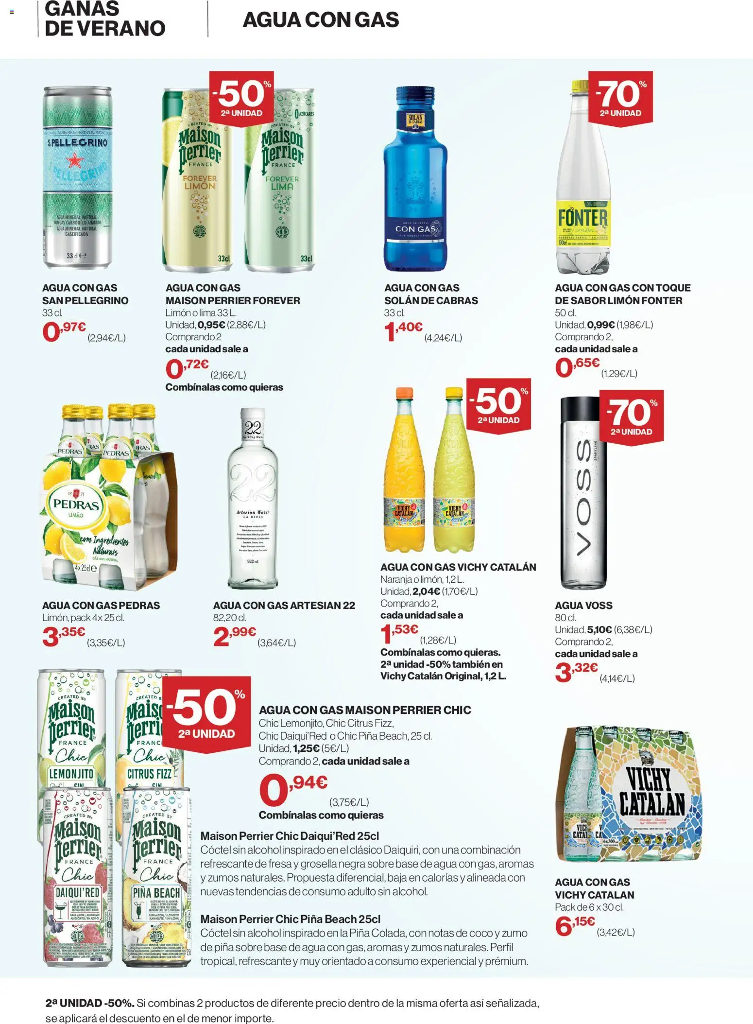 Hipercor - Bebidas Refrescantes │ válido desde el 04.06.2026 | Página: 10 | Productos: Lima, Agua con gas, Ροζ πιπέρι, Agua mineral