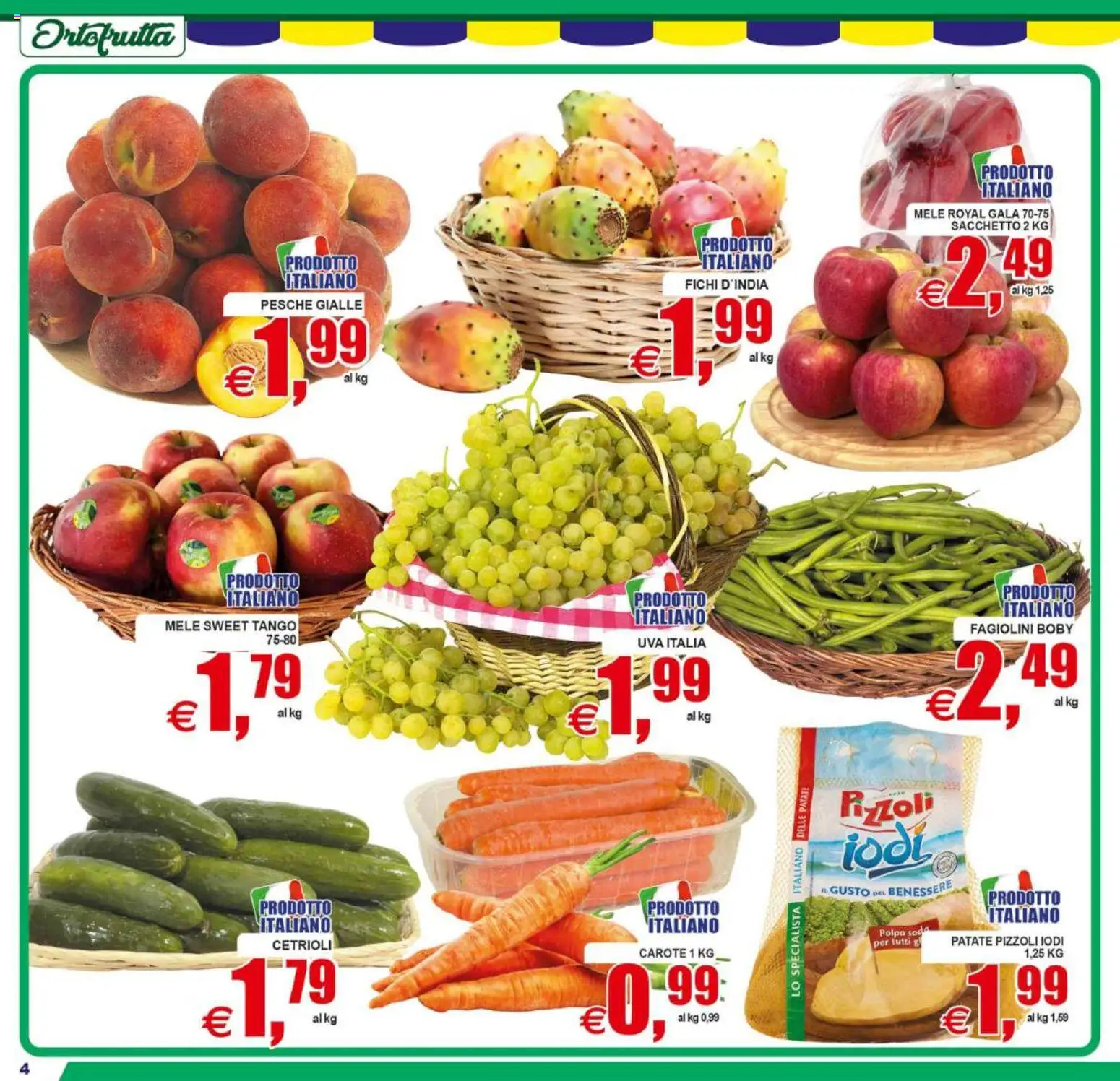 Volantino Pewex del 02/09/2026 | Pagina: 4 | Prodotti: Patate, Fichi, Carote, Pesche